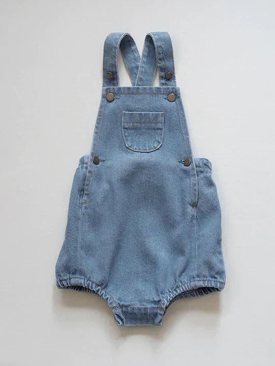 The Stone Romper - Light denim