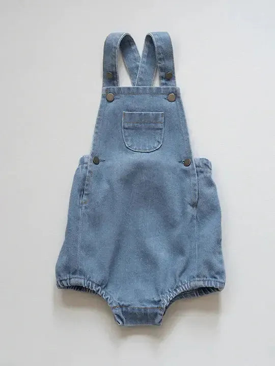The Stone Romper - Light denim