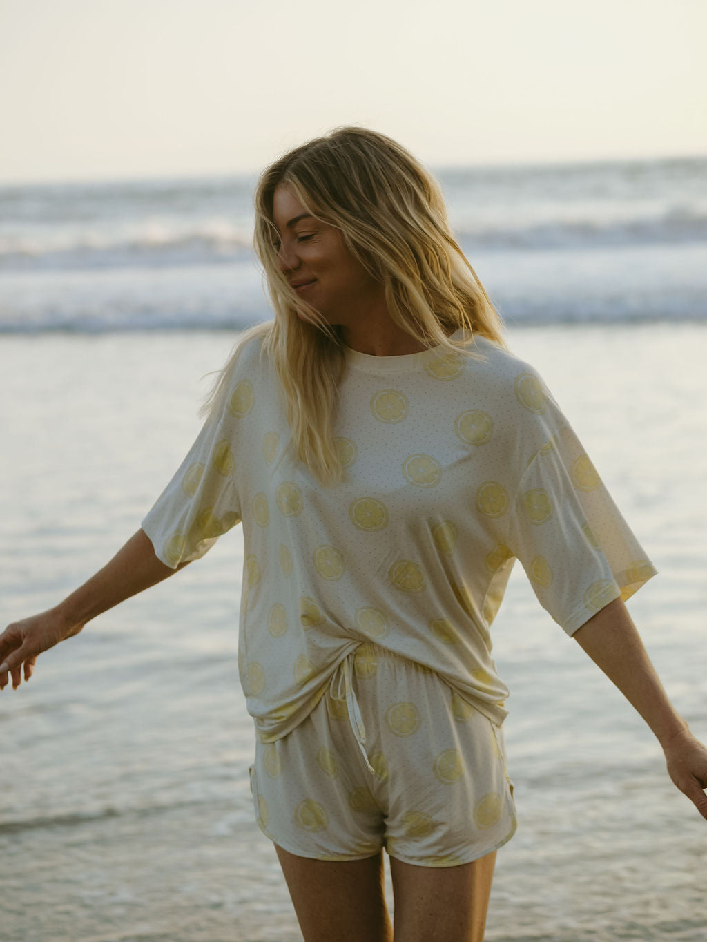 Women's Bamboo Short Set | Lemon Drop