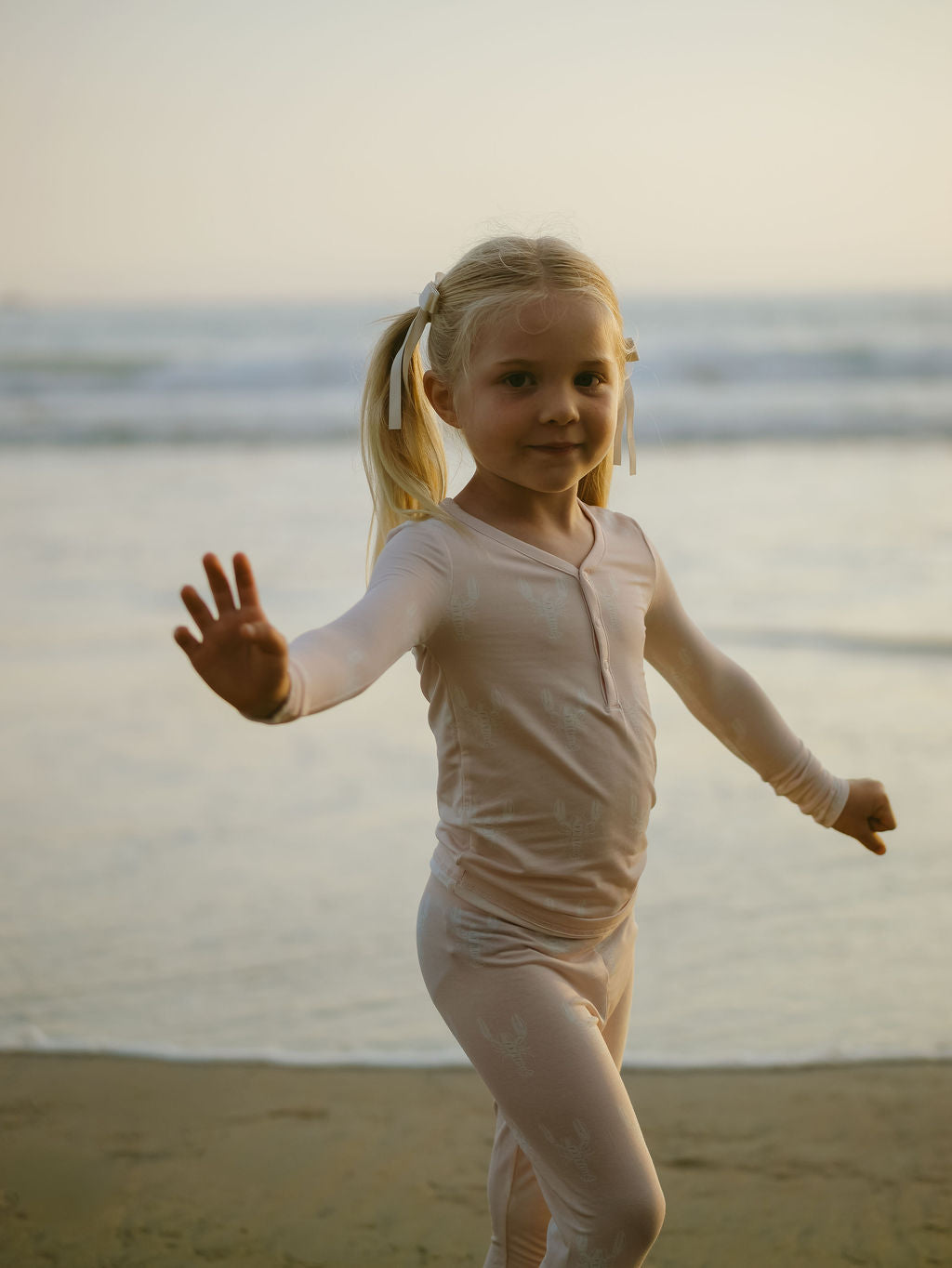 Bamboo Two Piece Pajamas | Pink Lobster