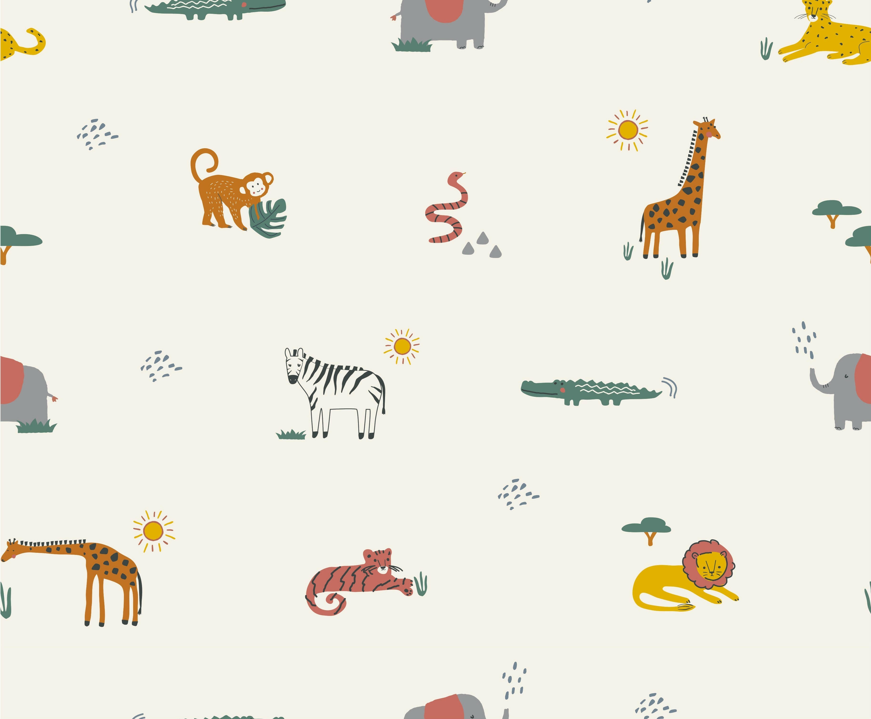 Animaux de Safari Muslin Swaddle Blanket Swaddle blanket MON AMI