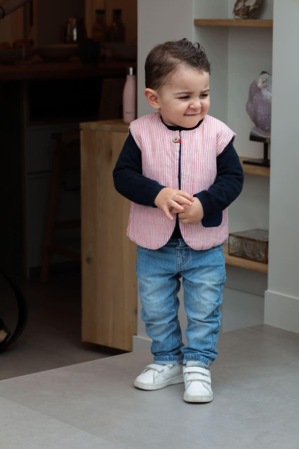 Children's Reversible Vest - Pomme Atlantique