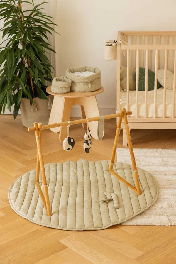 PLAYMAT BAMBOO SENSORIAL LEAF Little Wonder & Co