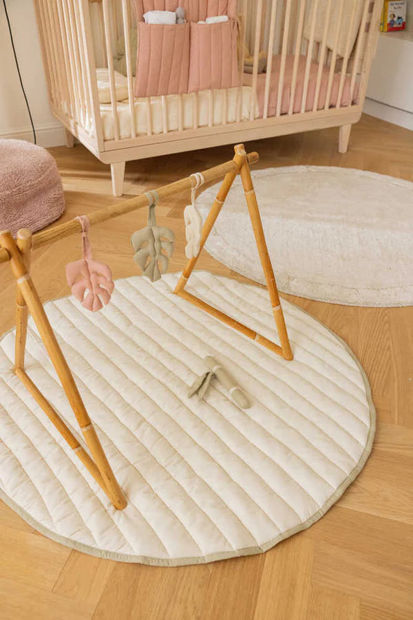 PLAYMAT BAMBOO SENSORIAL LEAF Little Wonder & Co