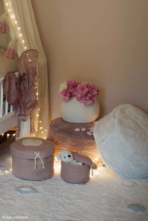 POUF CHILL IVORY Little Wonder & Co