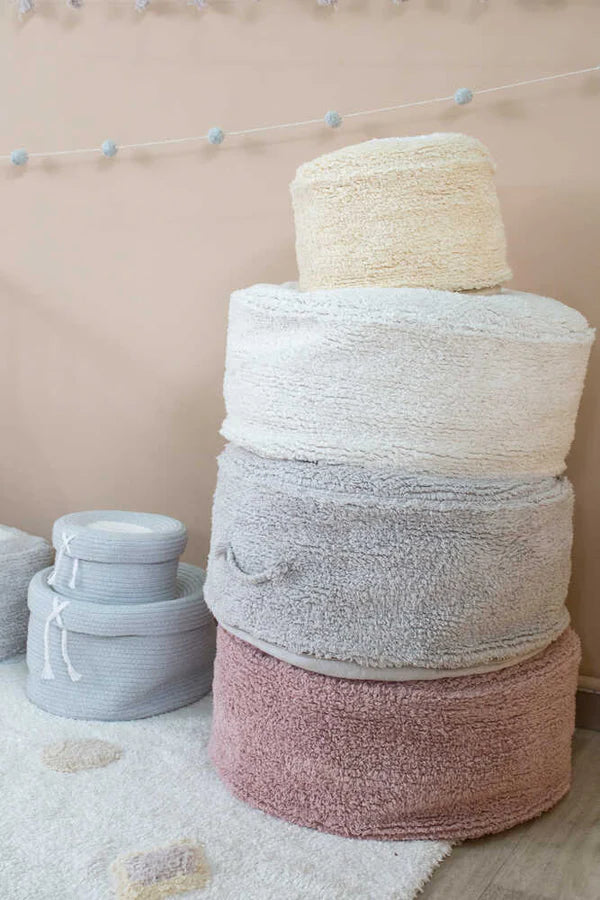 POUF CHILL PEARL GREY Little Wonder & Co