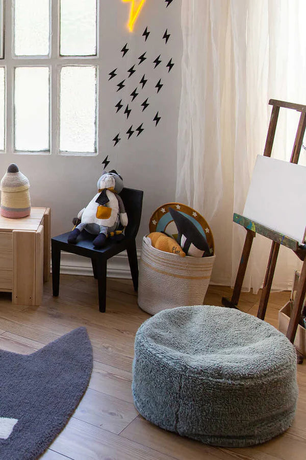 POUF CHILL VINTAGE BLUE Little Wonder & Co