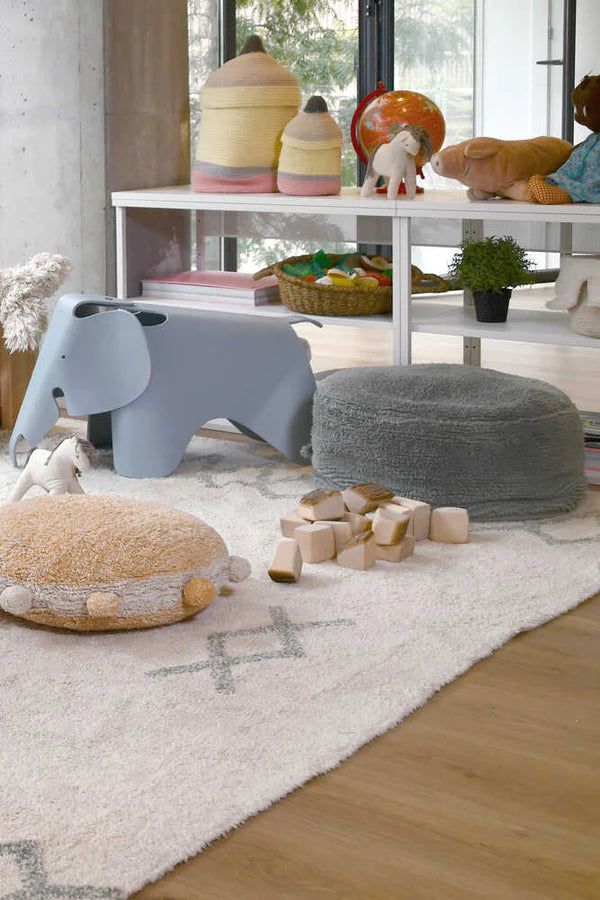 POUF CHILL VINTAGE BLUE Little Wonder & Co