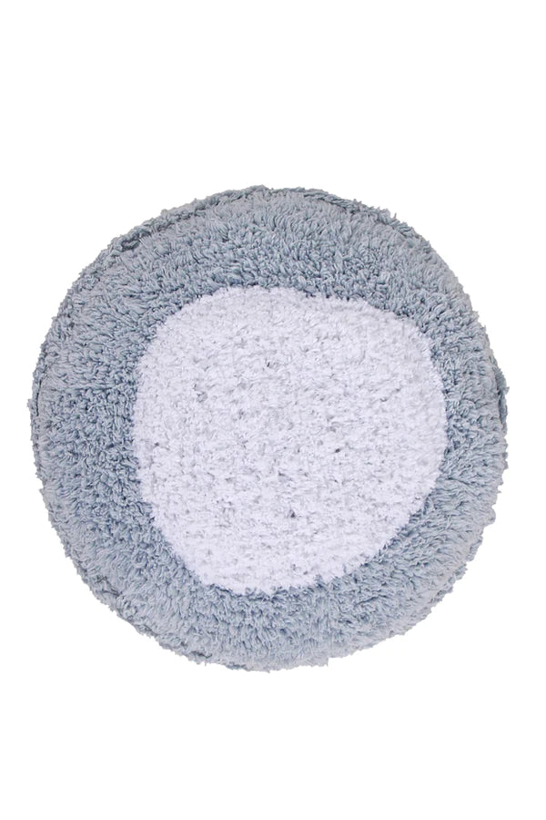 POUF MARSHMALLOW ROUND LIGHT BLUE Little Wonder & Co