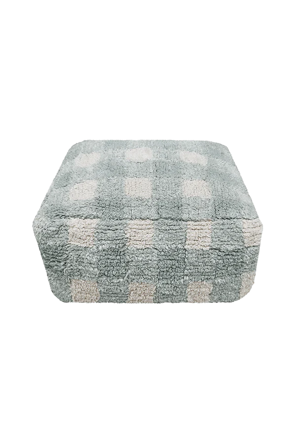 POUF VICHY BLUE SAGE Little Wonder & Co