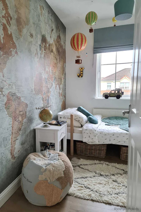 POUF WORLD MAP Little Wonder & Co