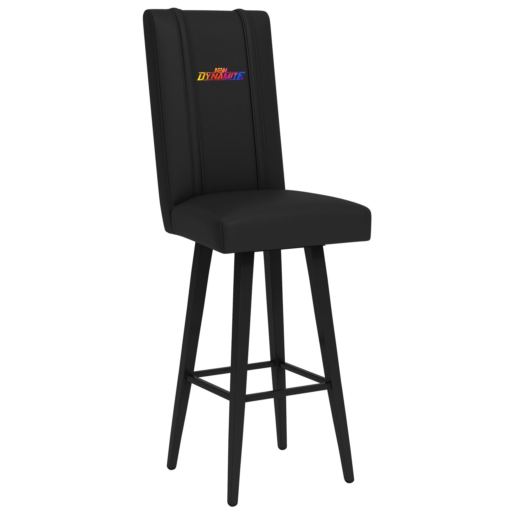 Swivel Bar Stool 2000 with All Elite Wrestling Dynamite Color Logo