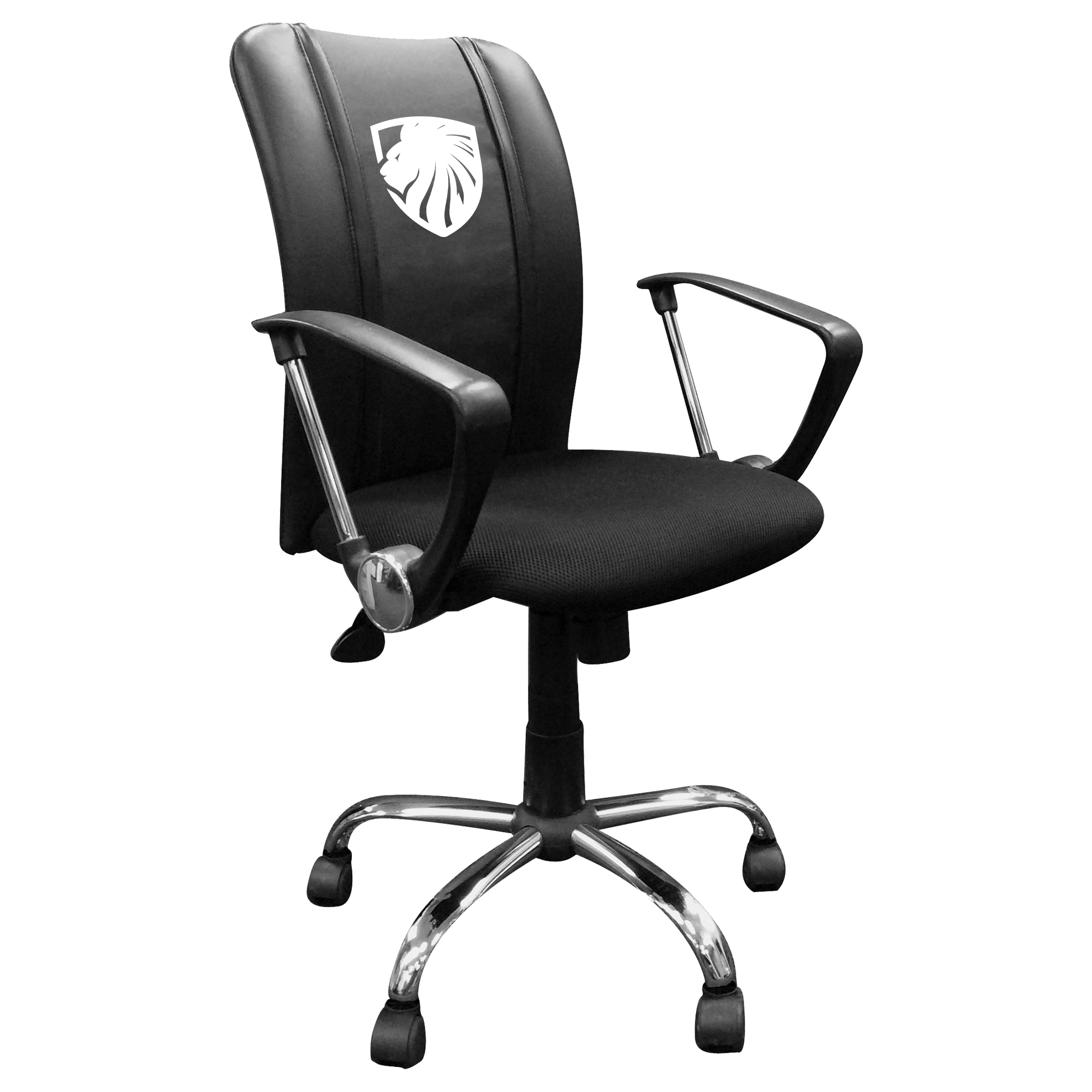 Curve Task Chair with Las Vegas Inferno White Logo
