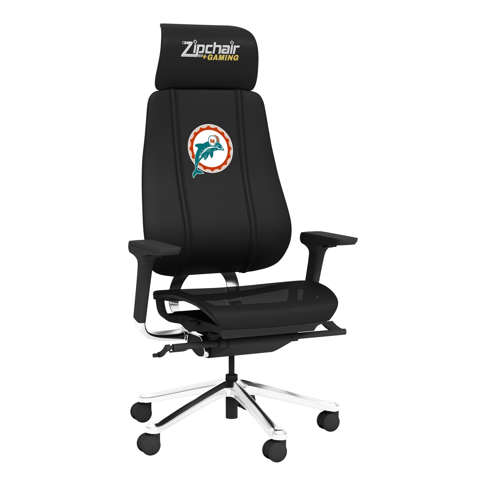 PhantomX Mesh Gaming Chair with Miami Dolphins Alternate Logo