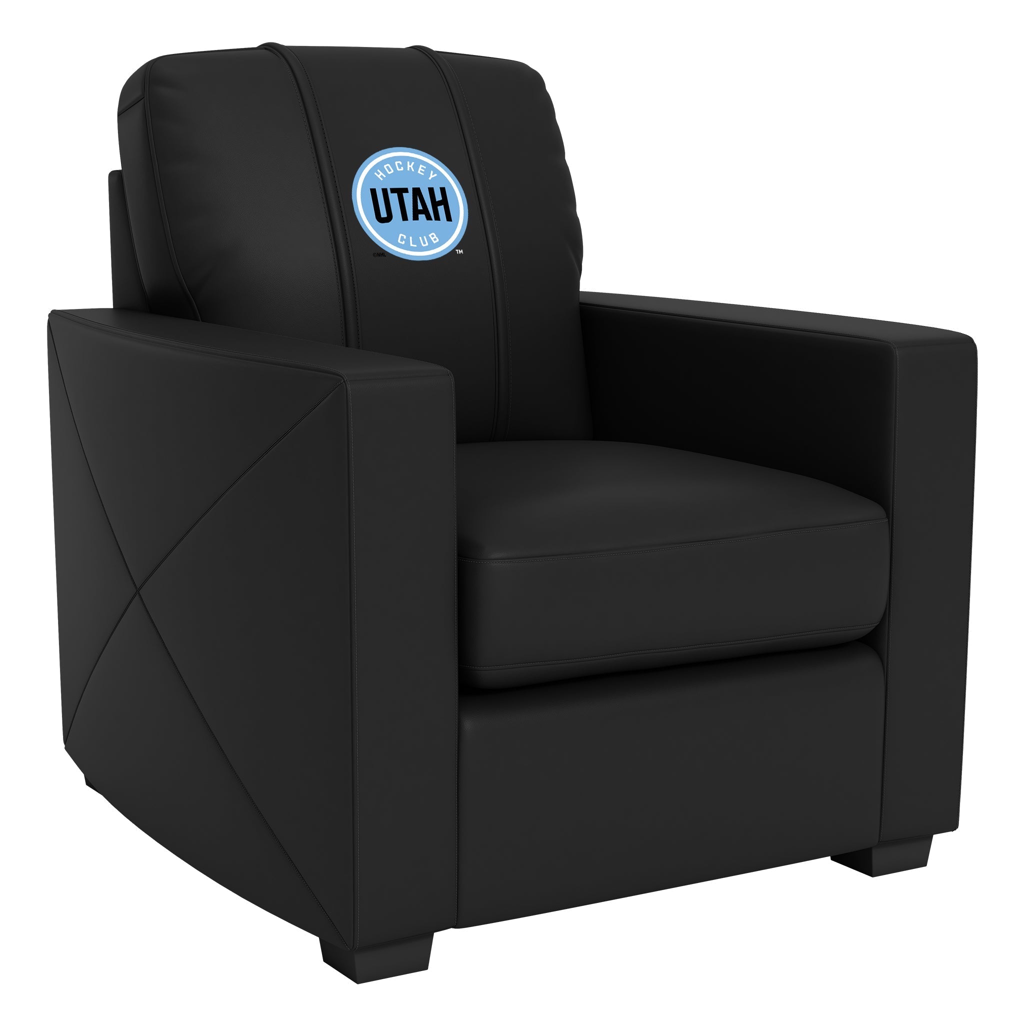 Silver Club Chair with Utah Hockey Club Primary Logo