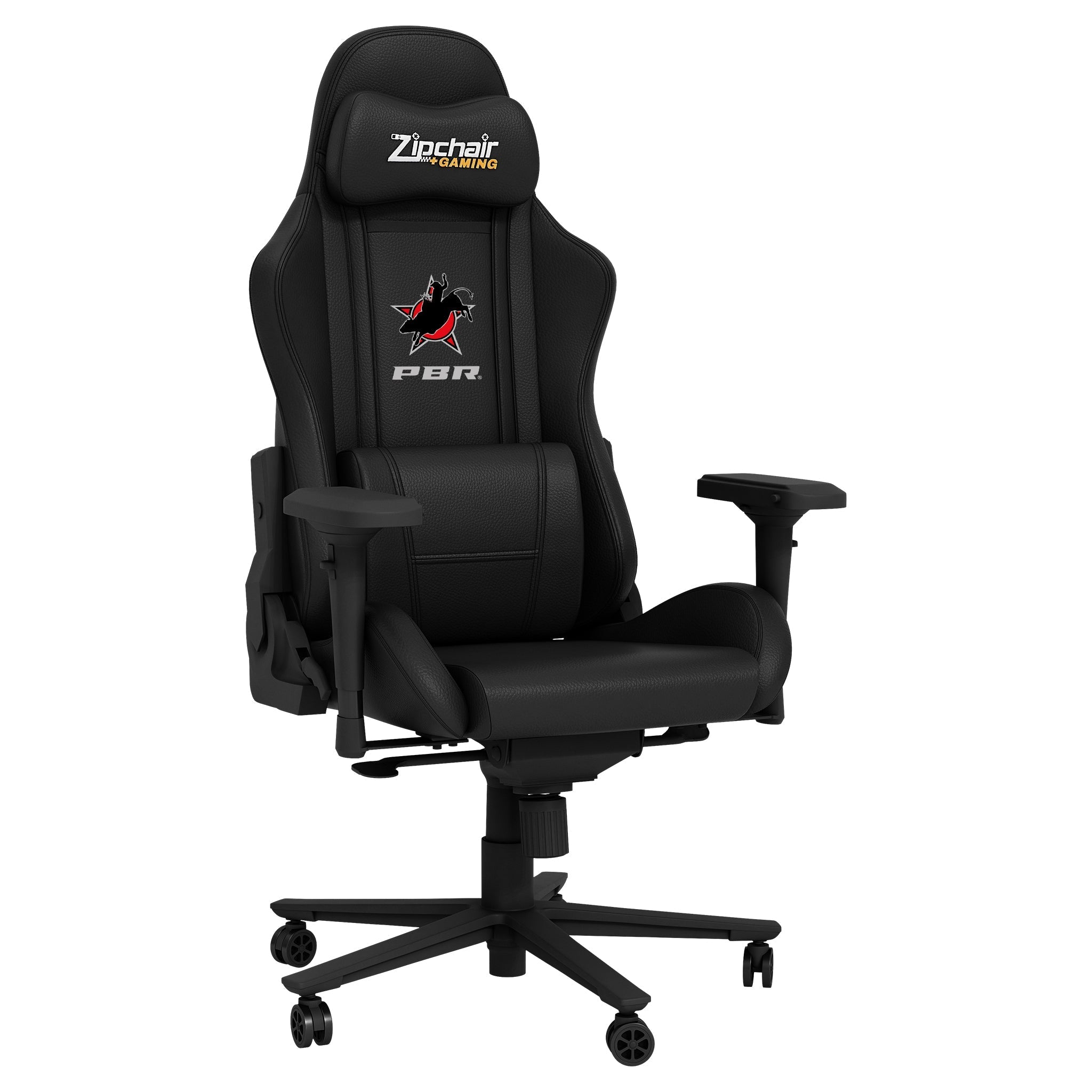 Xpression Pro Gaming Chair with Professional Bull Riders Star Logo