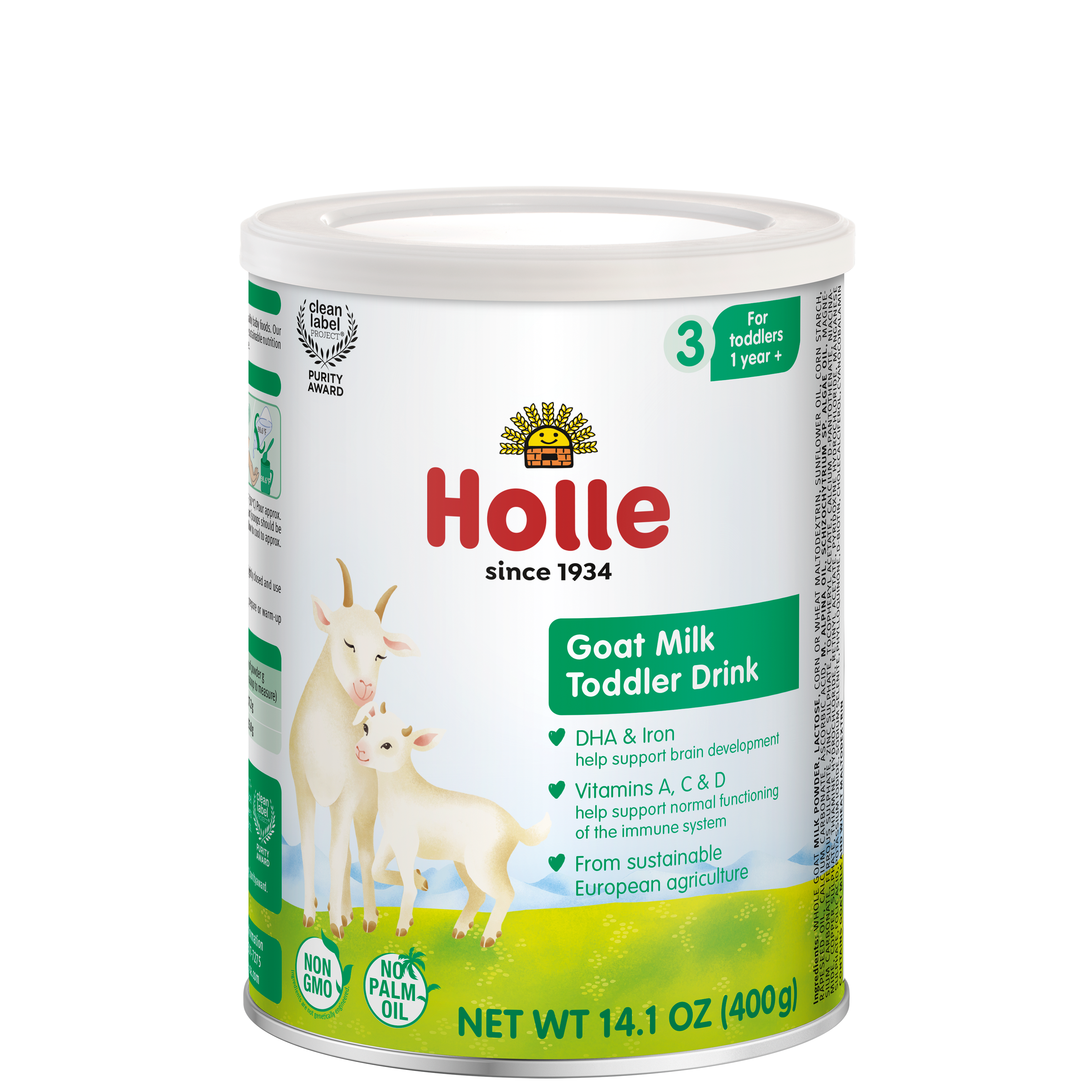 Holle Goat Milk Toddler Drink - Stage 3 | Non GMO (14 oz)