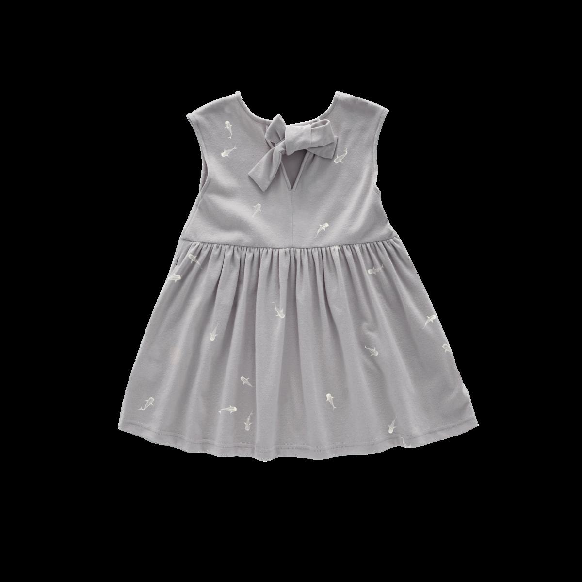 Fit & Flare Jersey Dress - Grey