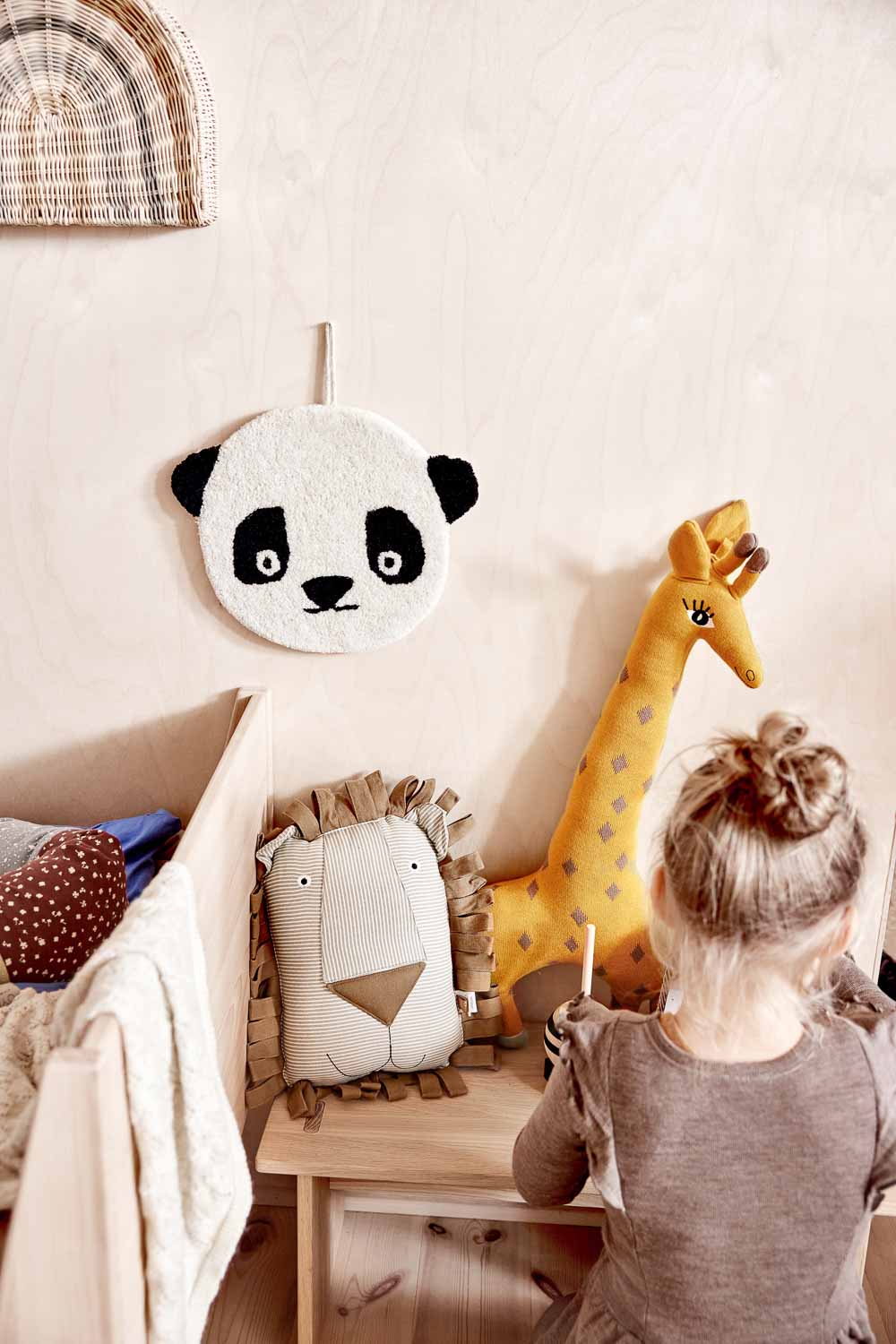 Panda Miniature Wallhanger Kids Wall Decor oyoy.us