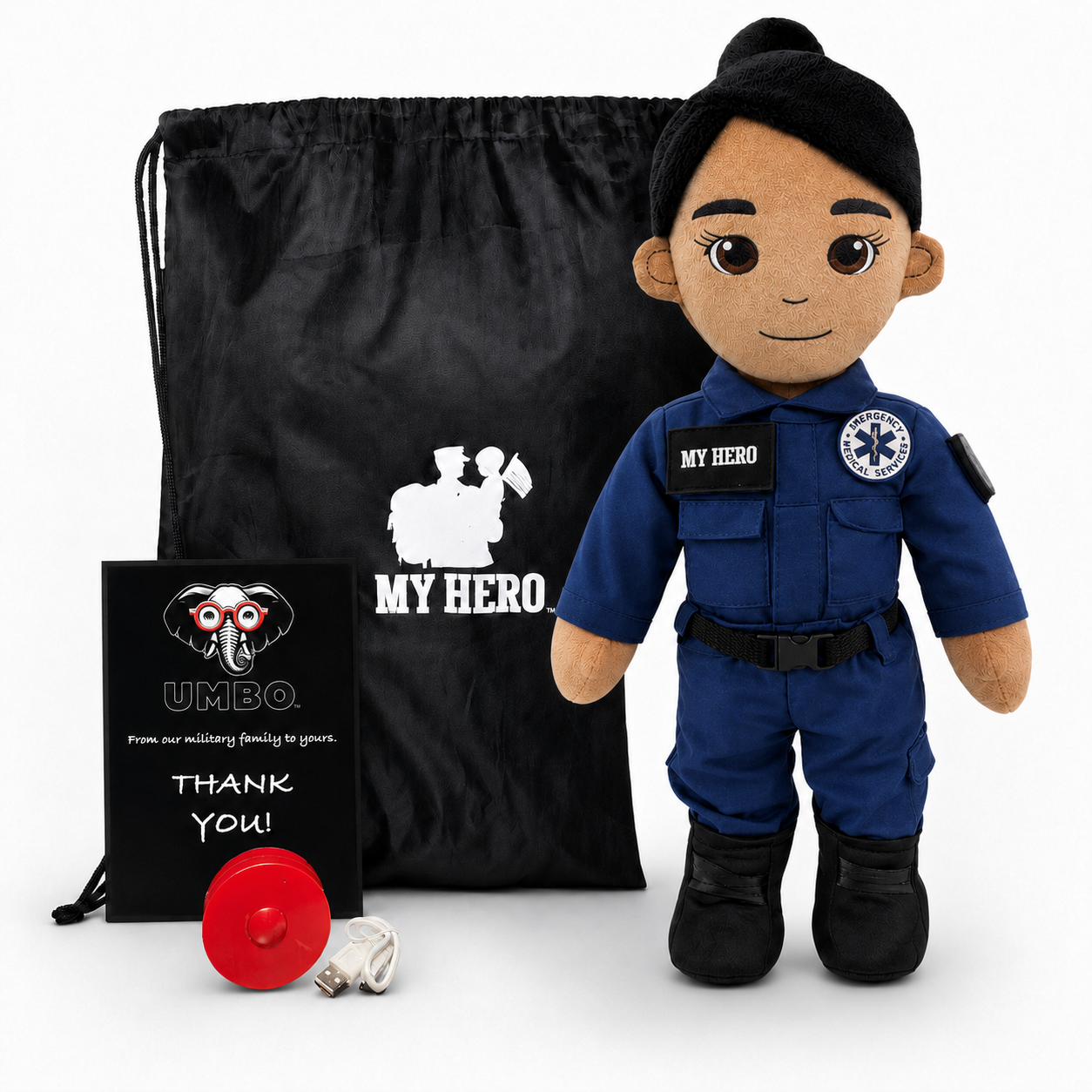 Paramedic Doll & EMT Doll | Recordable First Responder Gift