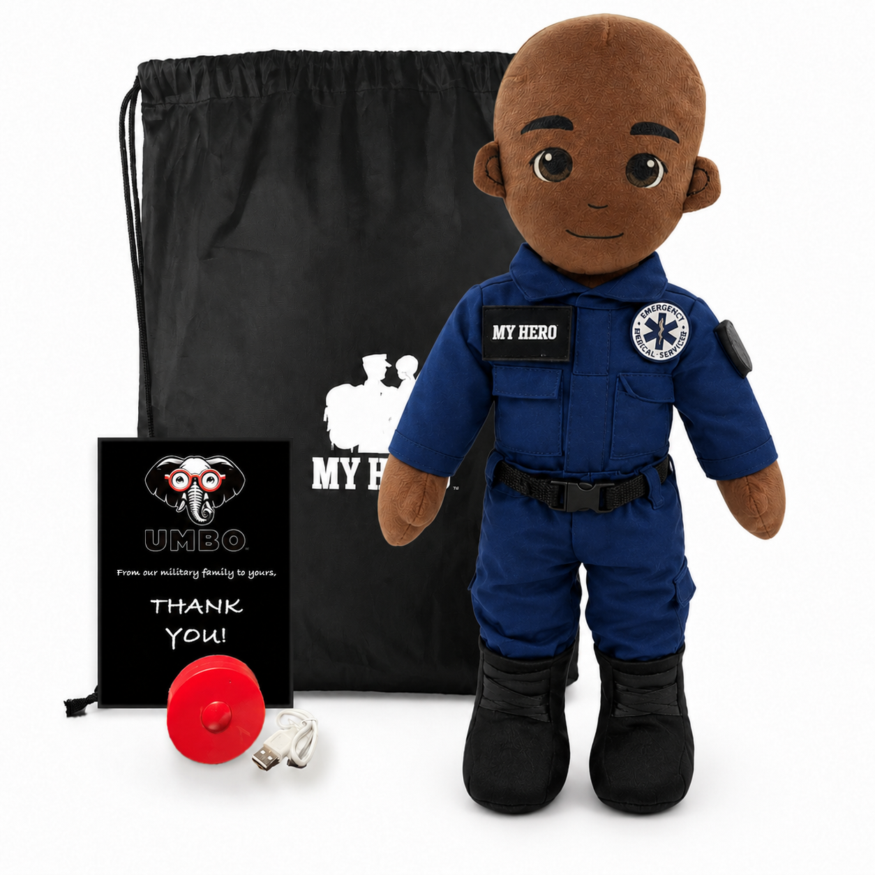 Paramedic Doll & EMT Doll | Recordable First Responder Gift