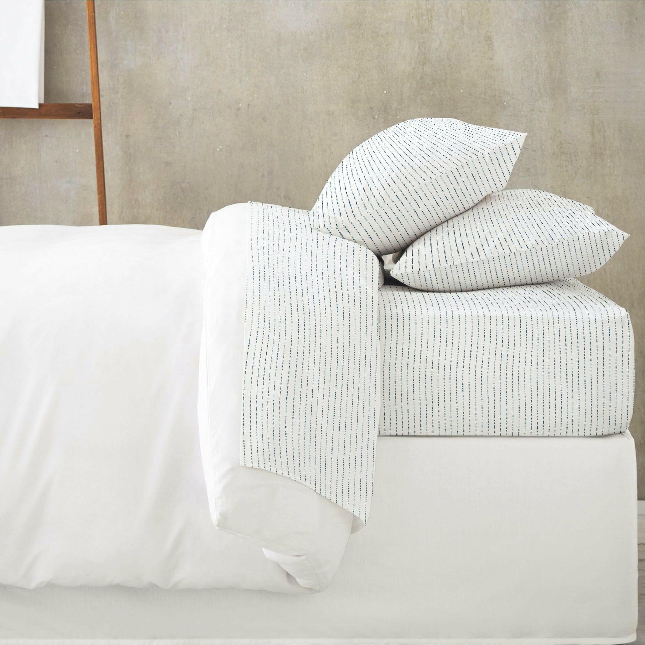 Organic Cotton Sheet Set - Pebble Sheet Set Makemake Organics
