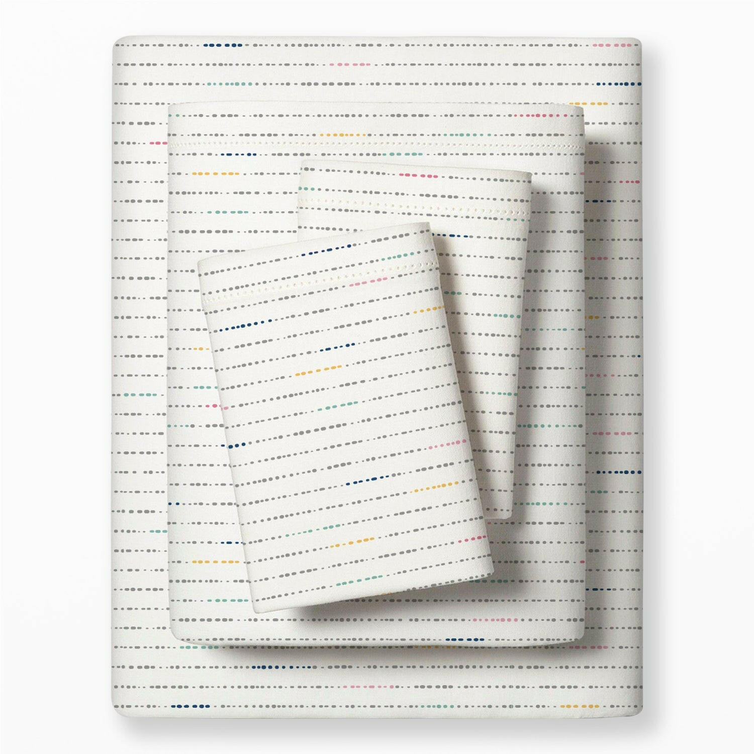Organic Cotton Sheet Set - Pebble Pop Sheet Set Makemake Organics