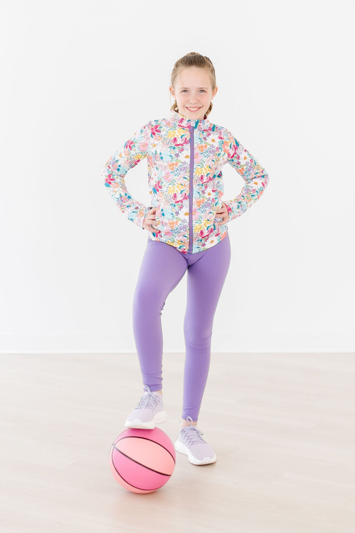 SALE Petal Power Full-Zip Ruffle Active Jacket