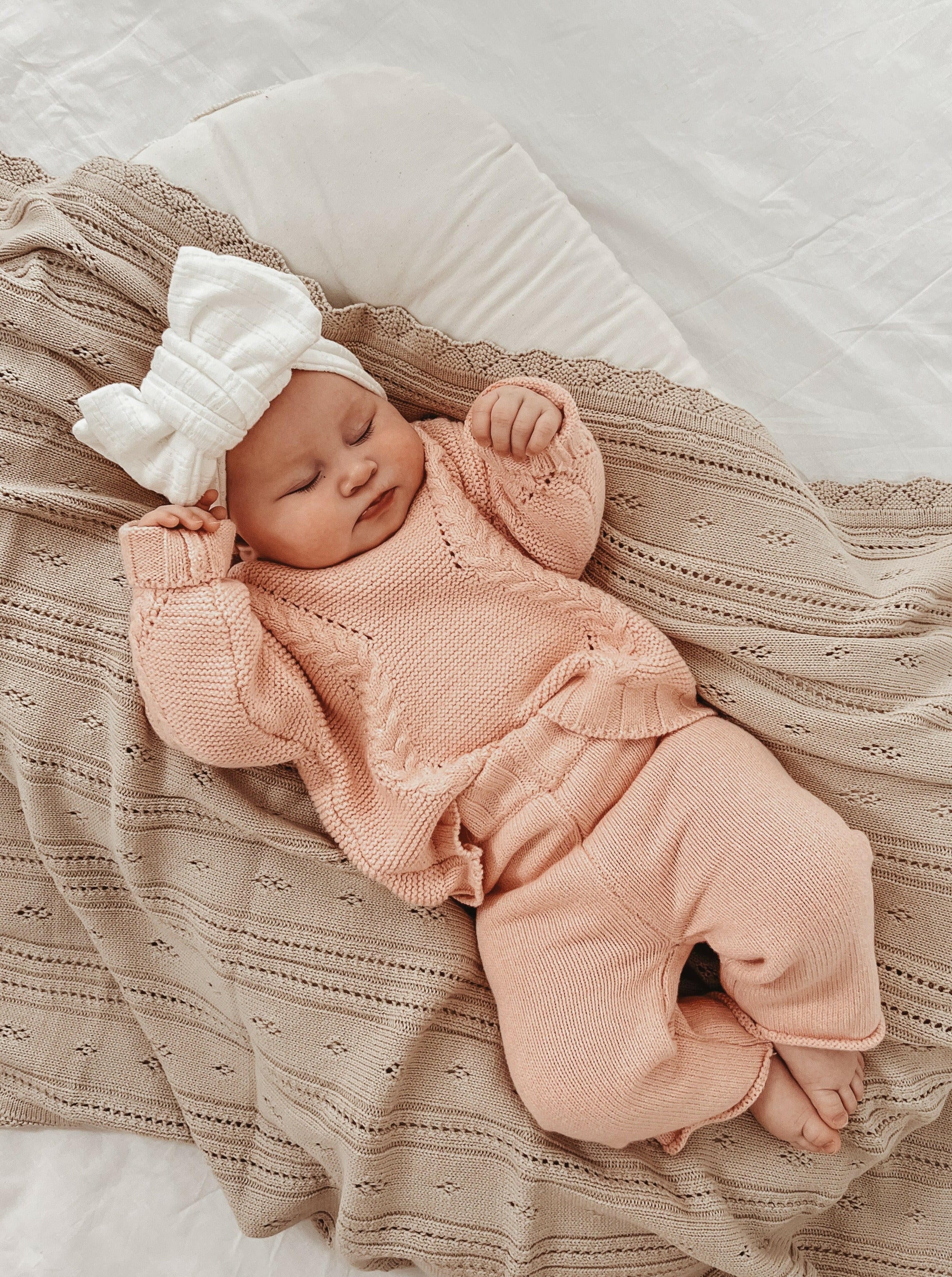 Luna + Luca Chunky Knit Sweater - Pink Luna + Luca