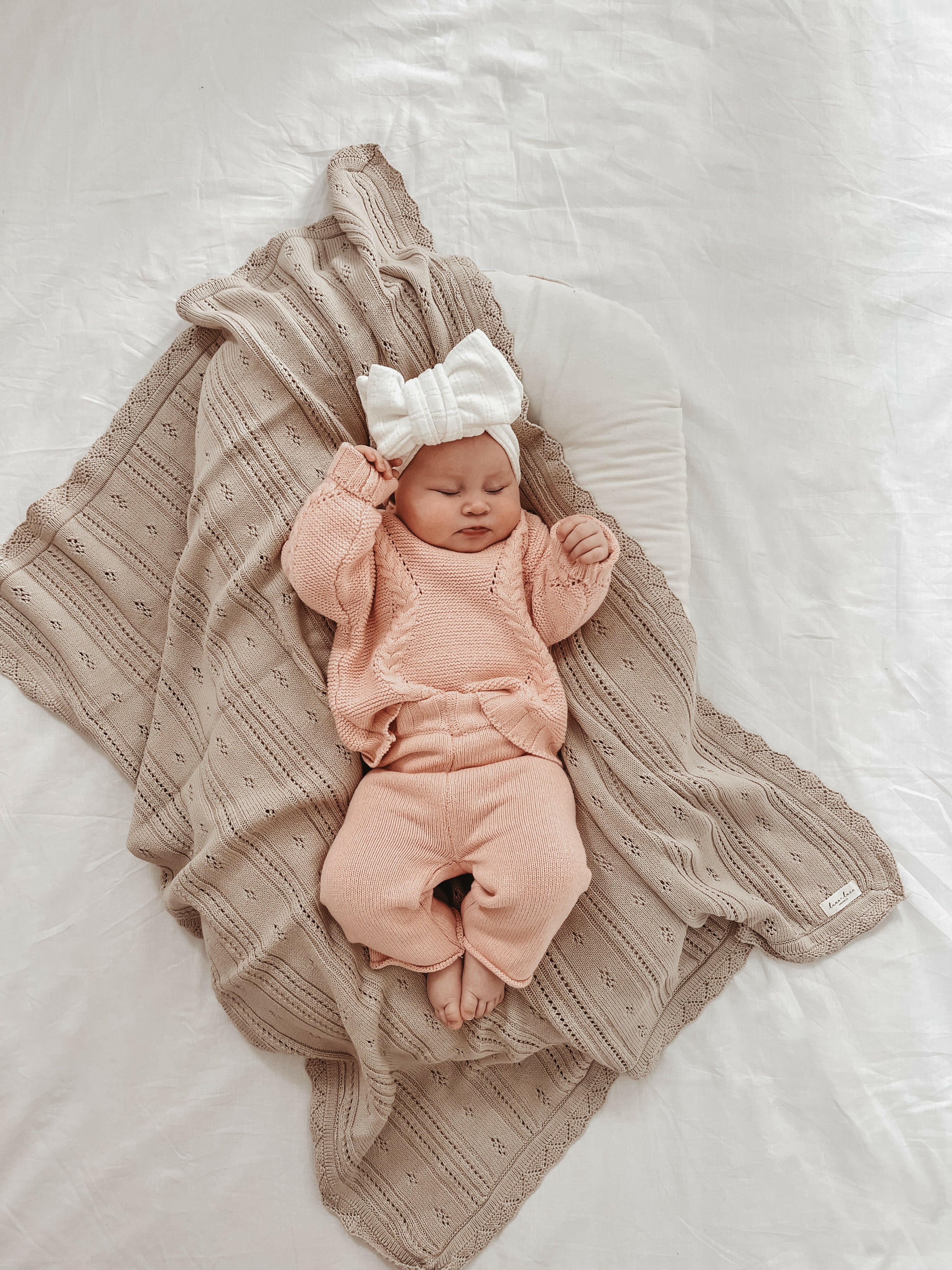 Luna + Luca Knit Pants - Pink  Luna + Luca