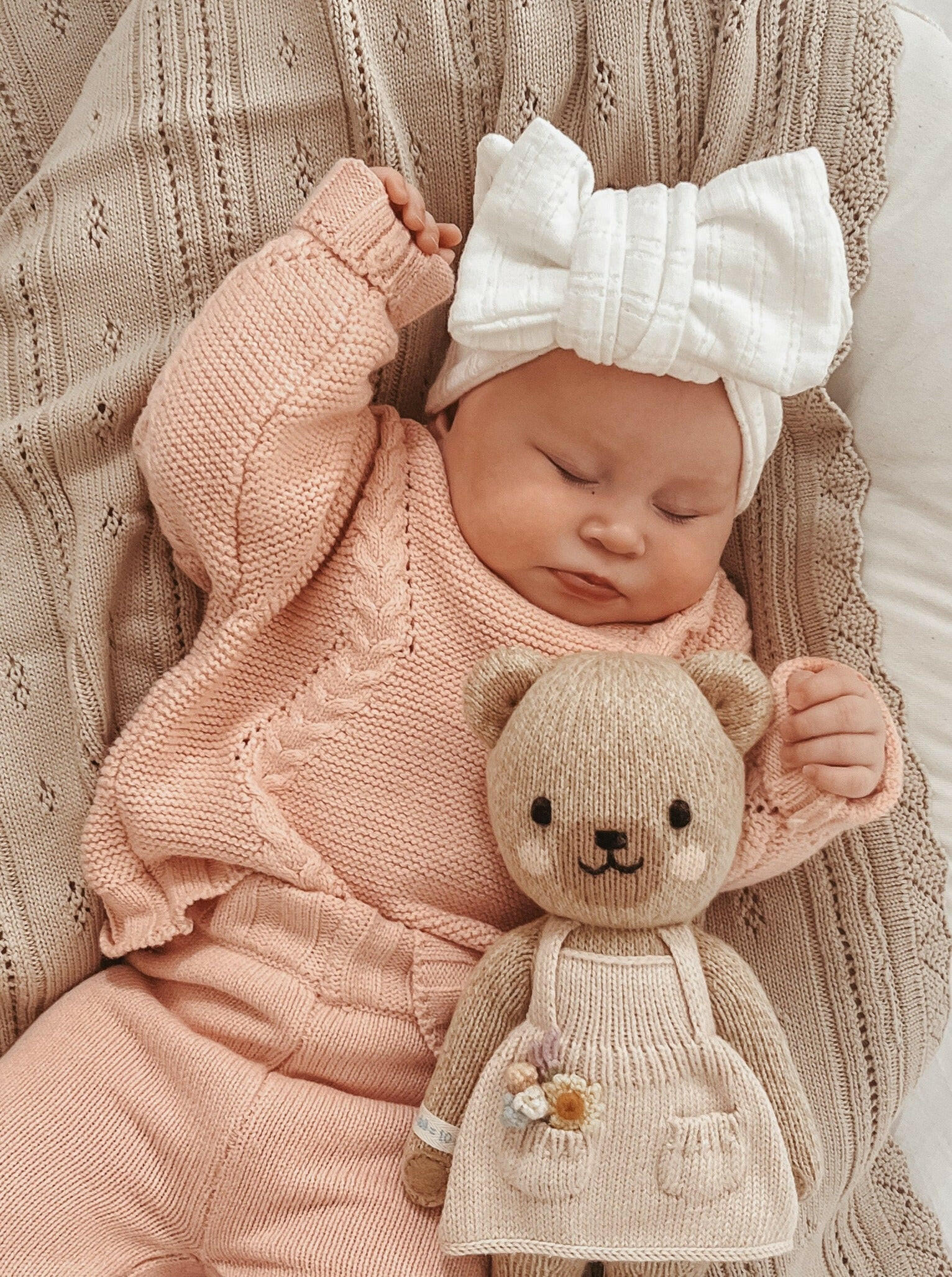 Luna + Luca Chunky Knit Sweater - Pink Luna + Luca