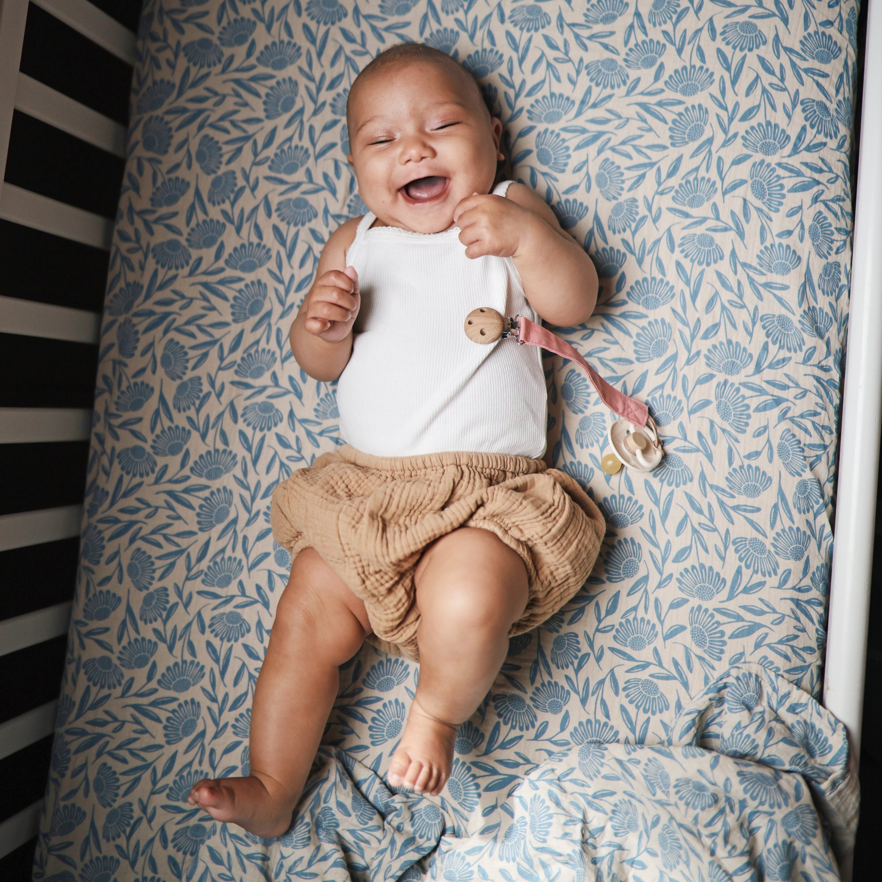 Organic Cotton Muslin Swaddle Blanket Swaddle Mushie