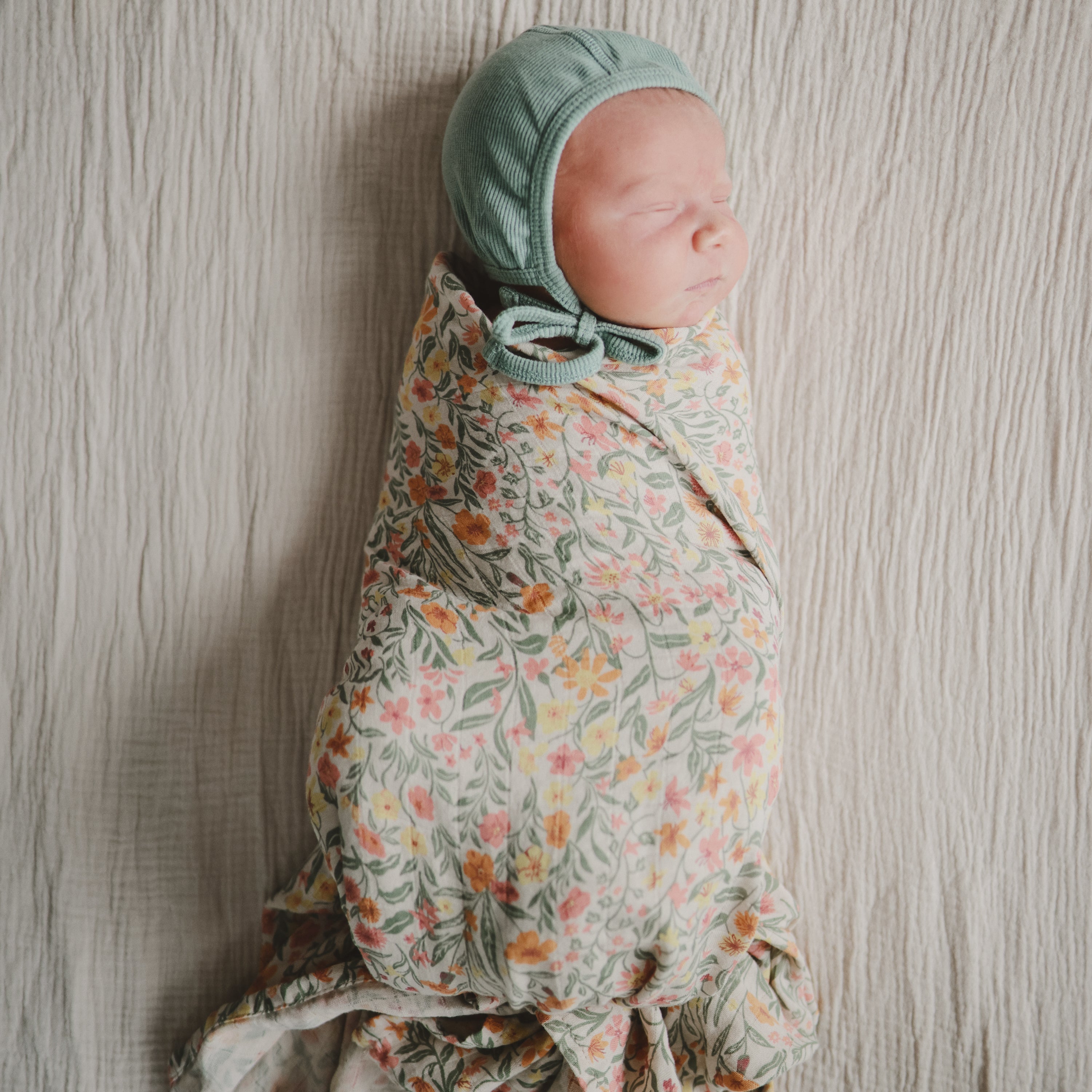 Organic Cotton Muslin Swaddle Blanket Swaddle Mushie