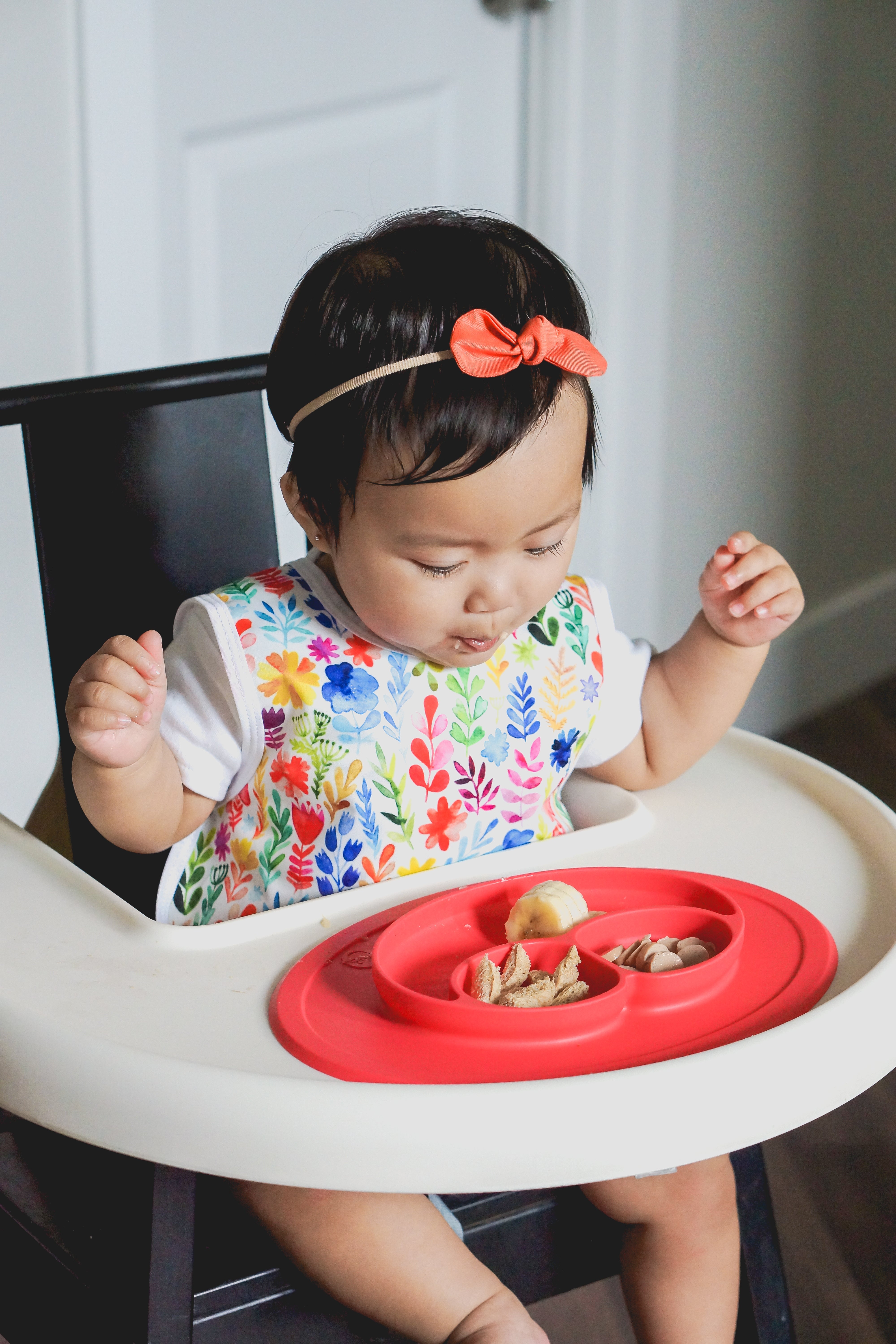 Rainbow Watercolor Floral Bapron