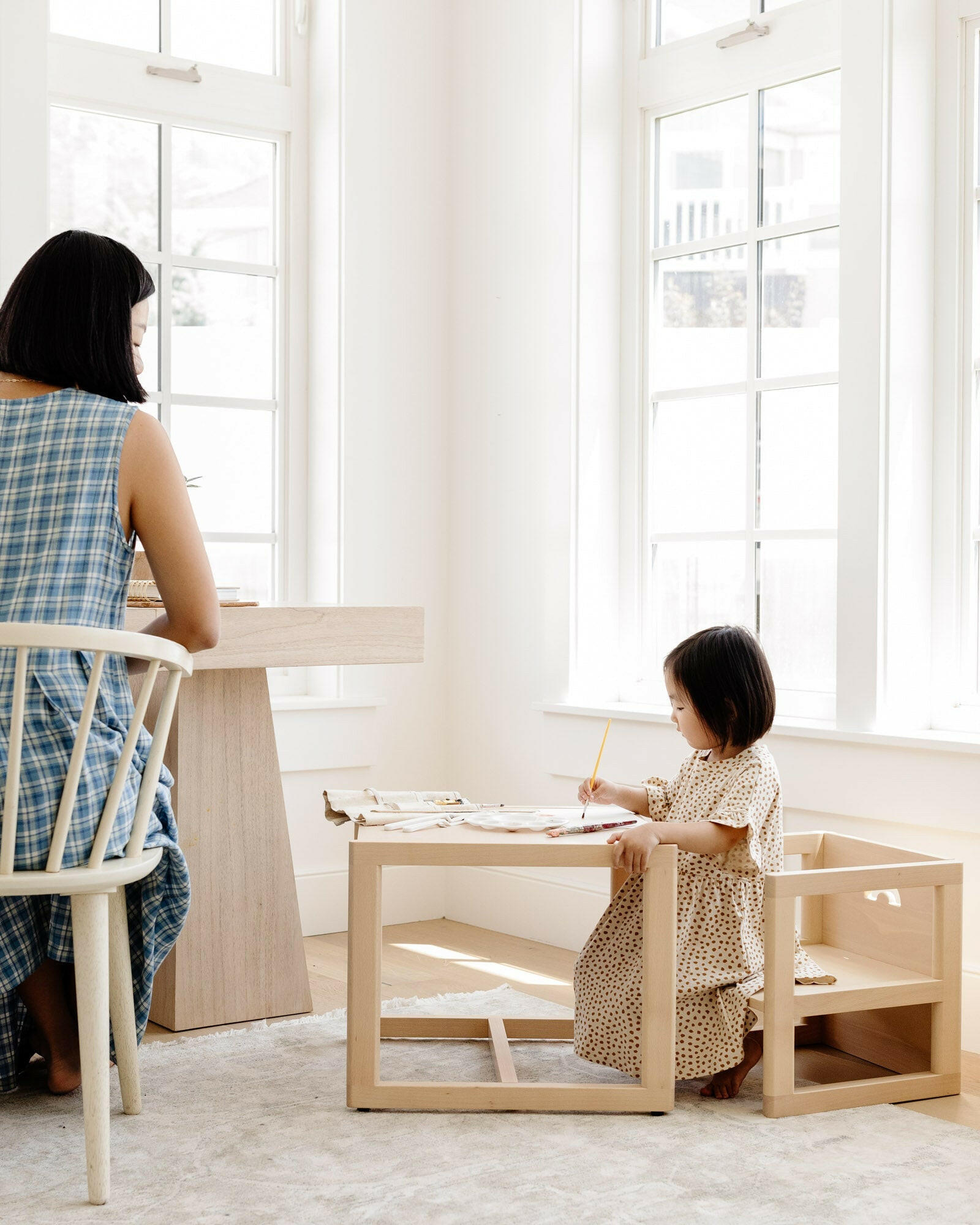 Reversible Chair and Play Table Set Playroom Piccalio