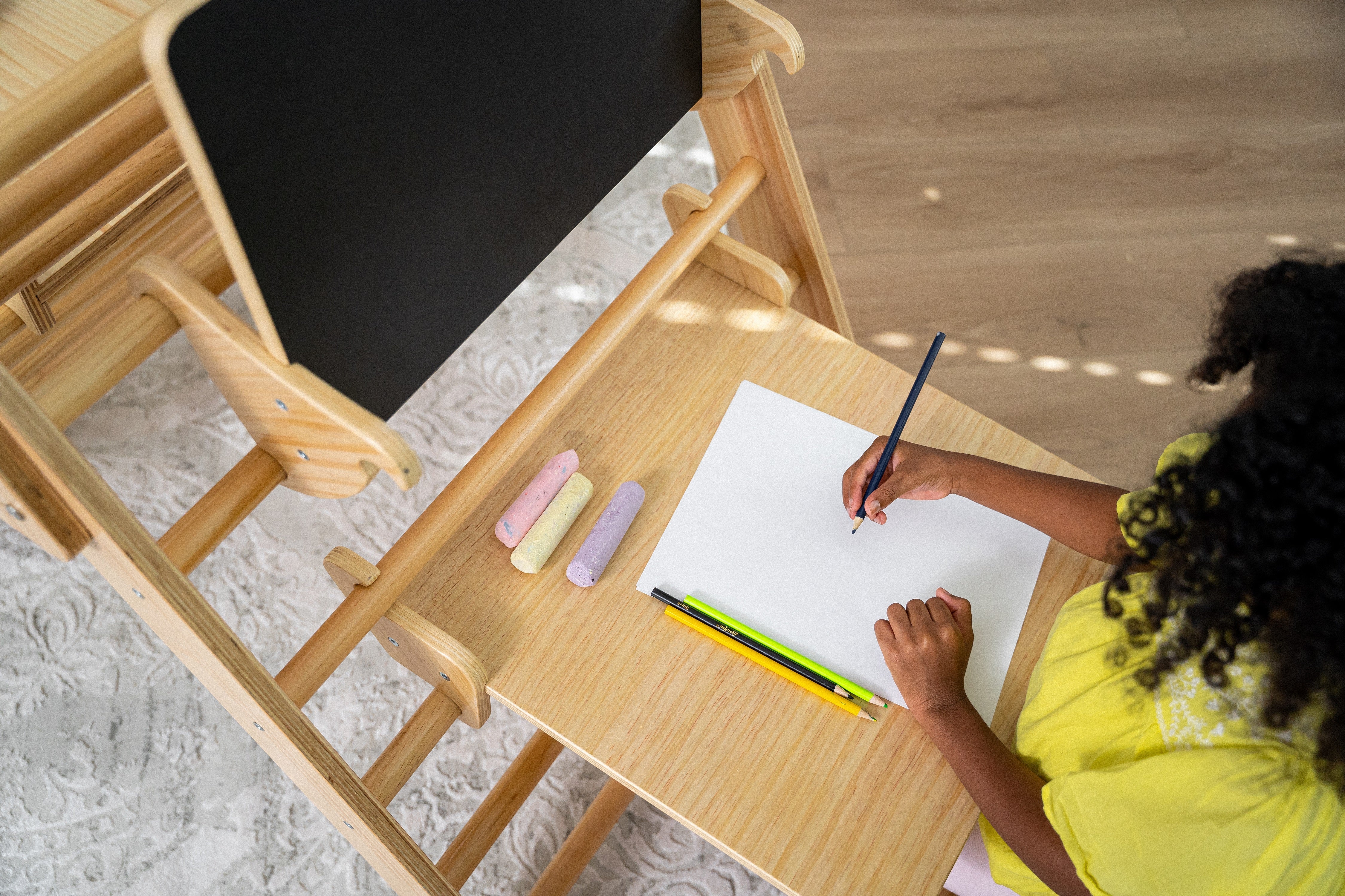 Desk and Chair Attachment to the Hazel & Olive Indoor Avenlur.com