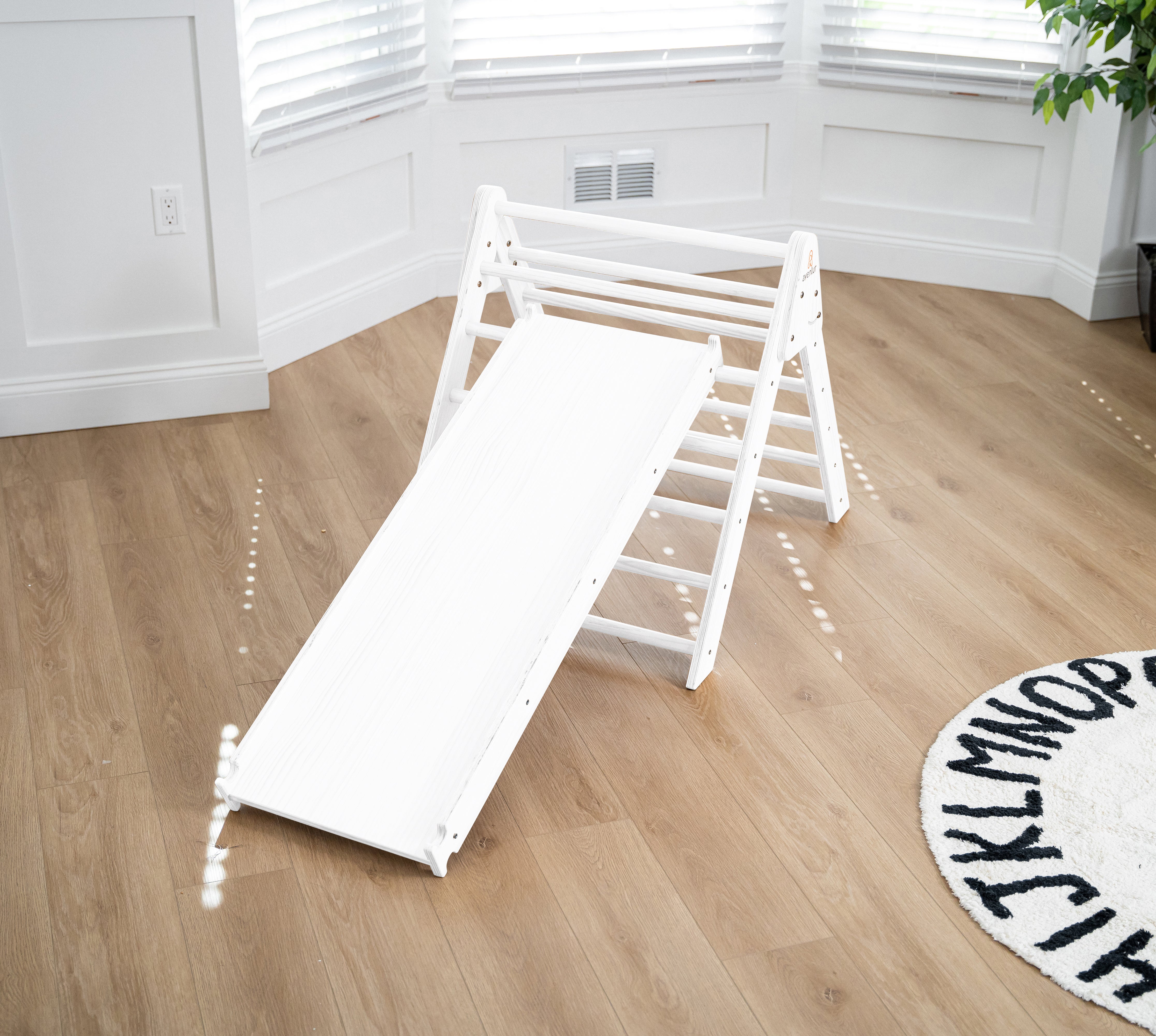 Hazel - Pikler Triangle Ladder & Rocker Set Indoor Avenlur.com