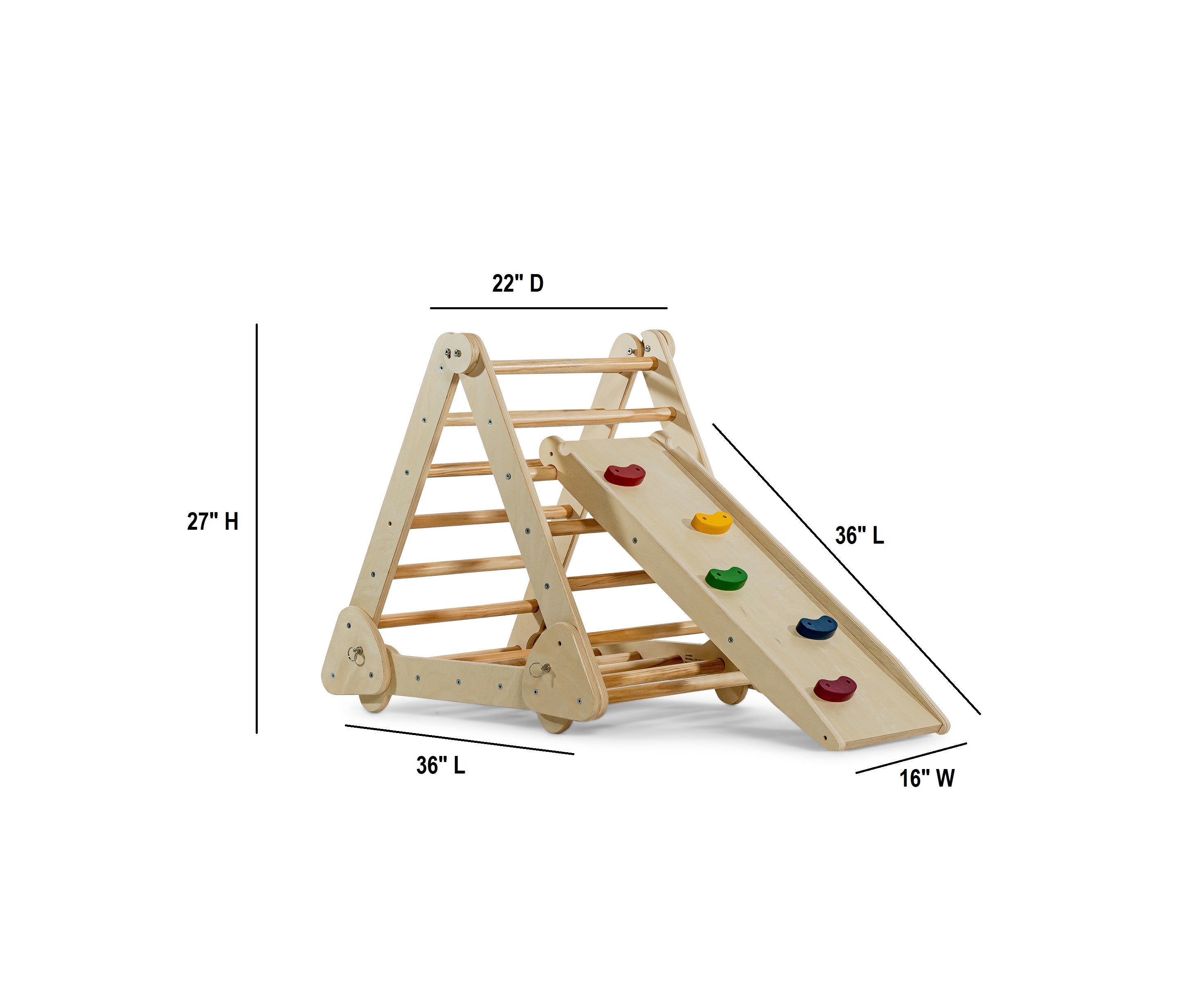 Vicus- Triangle Ladder with Ramp Indoor Avenlur.com