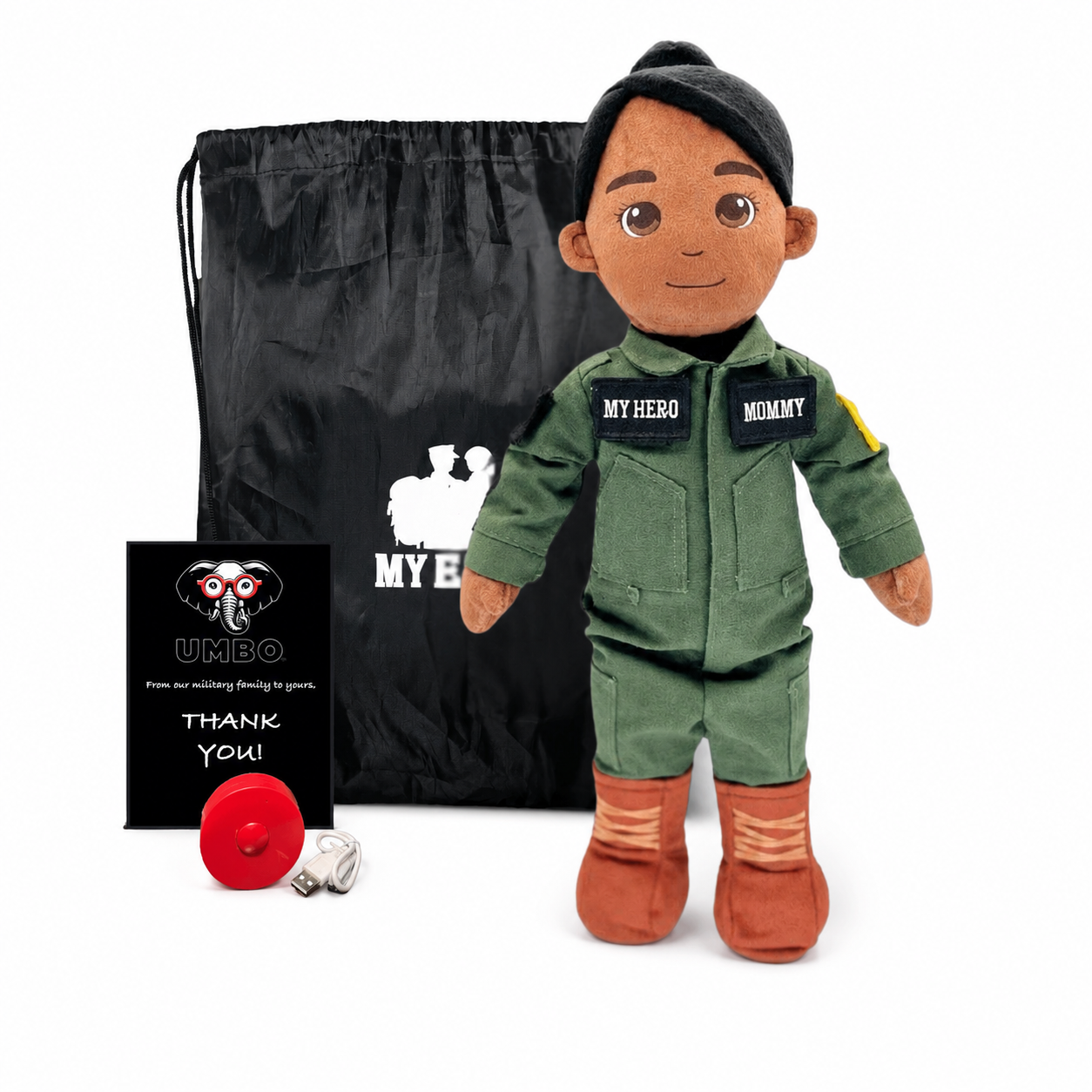 Pilot Daddy Doll | Military Doll in Flight Suit | Recordable