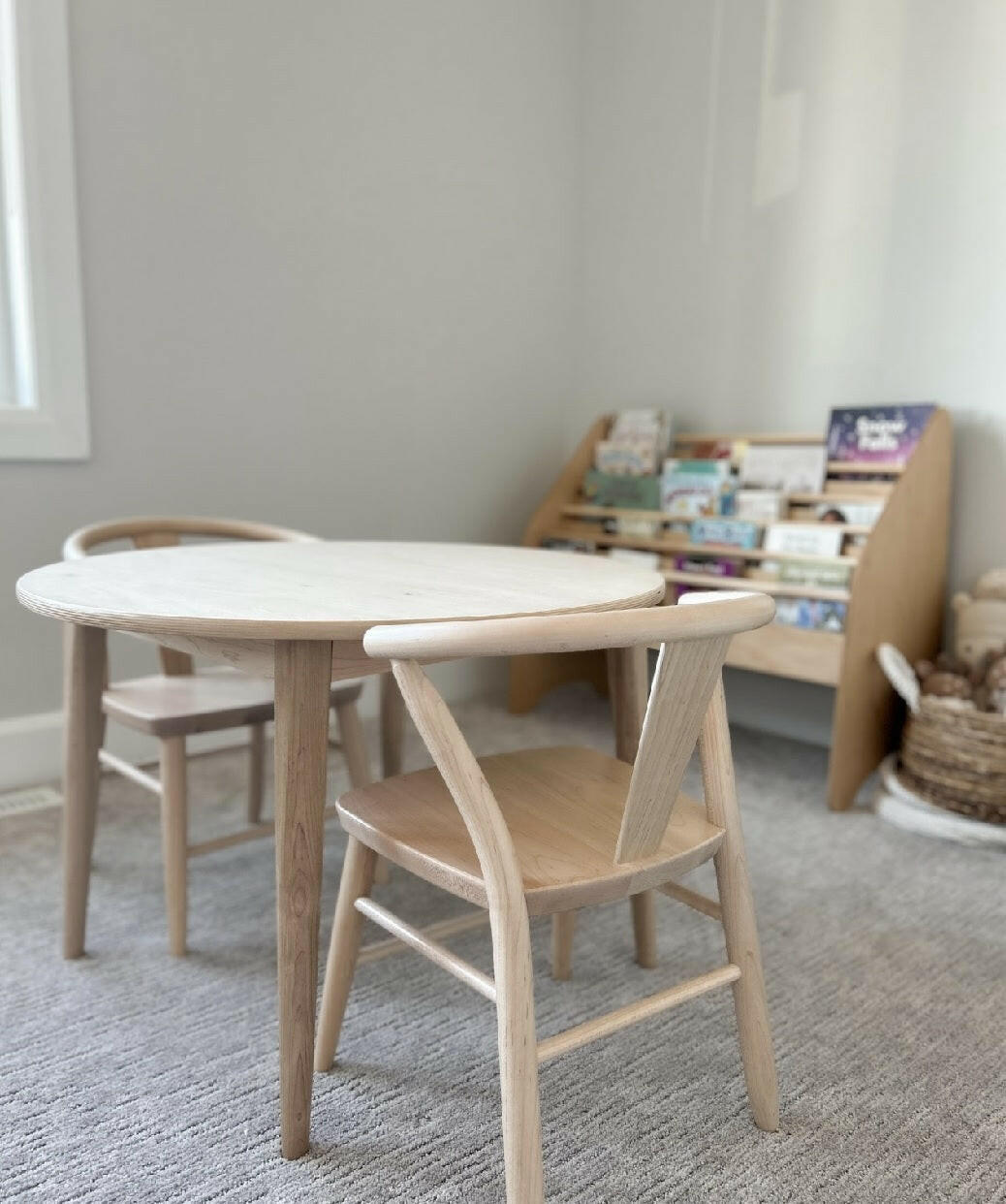 Crescent Chair - Pair - Unfinished Kids Toys Milton & Goose