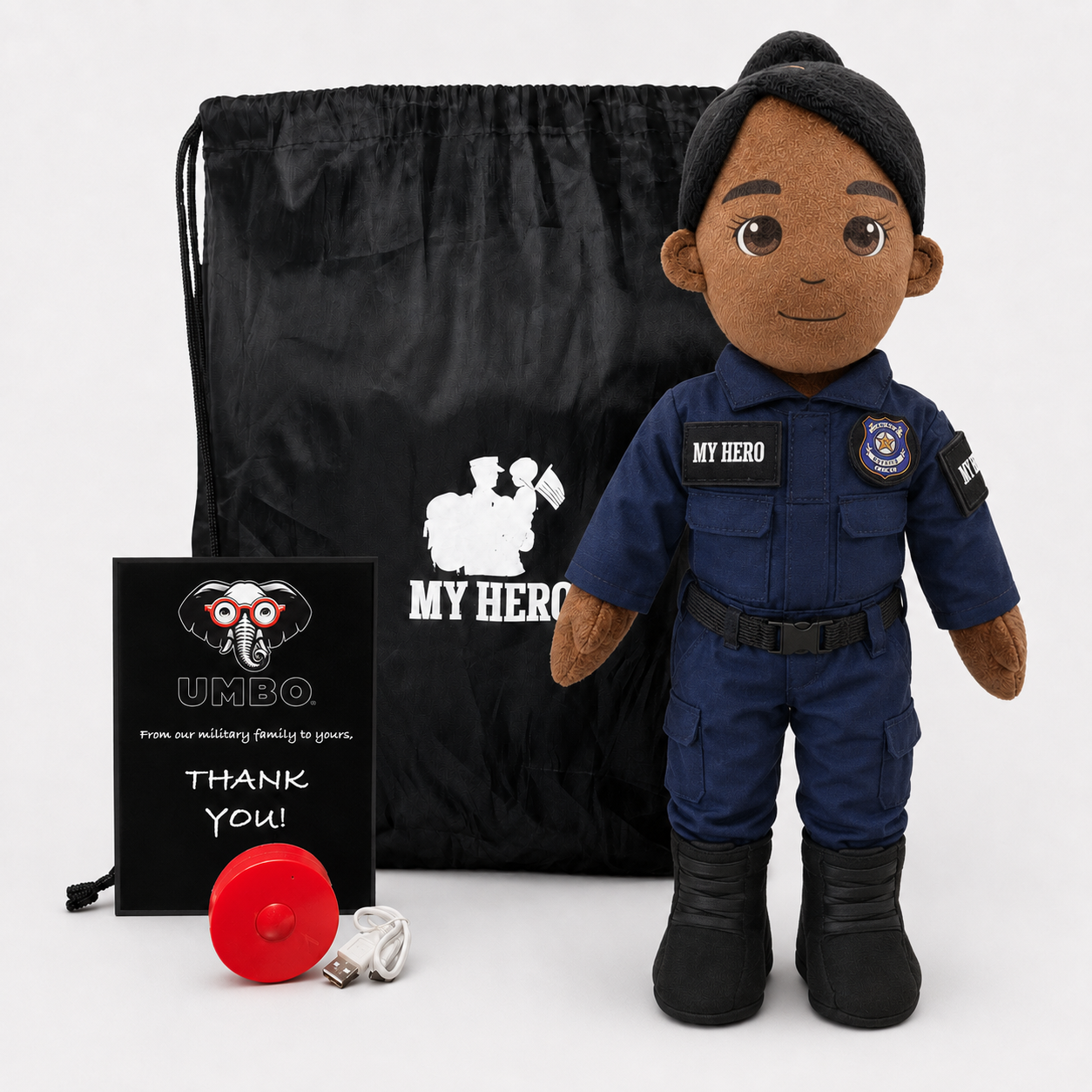 Police Doll | Police Officer Doll & Recordable Plush