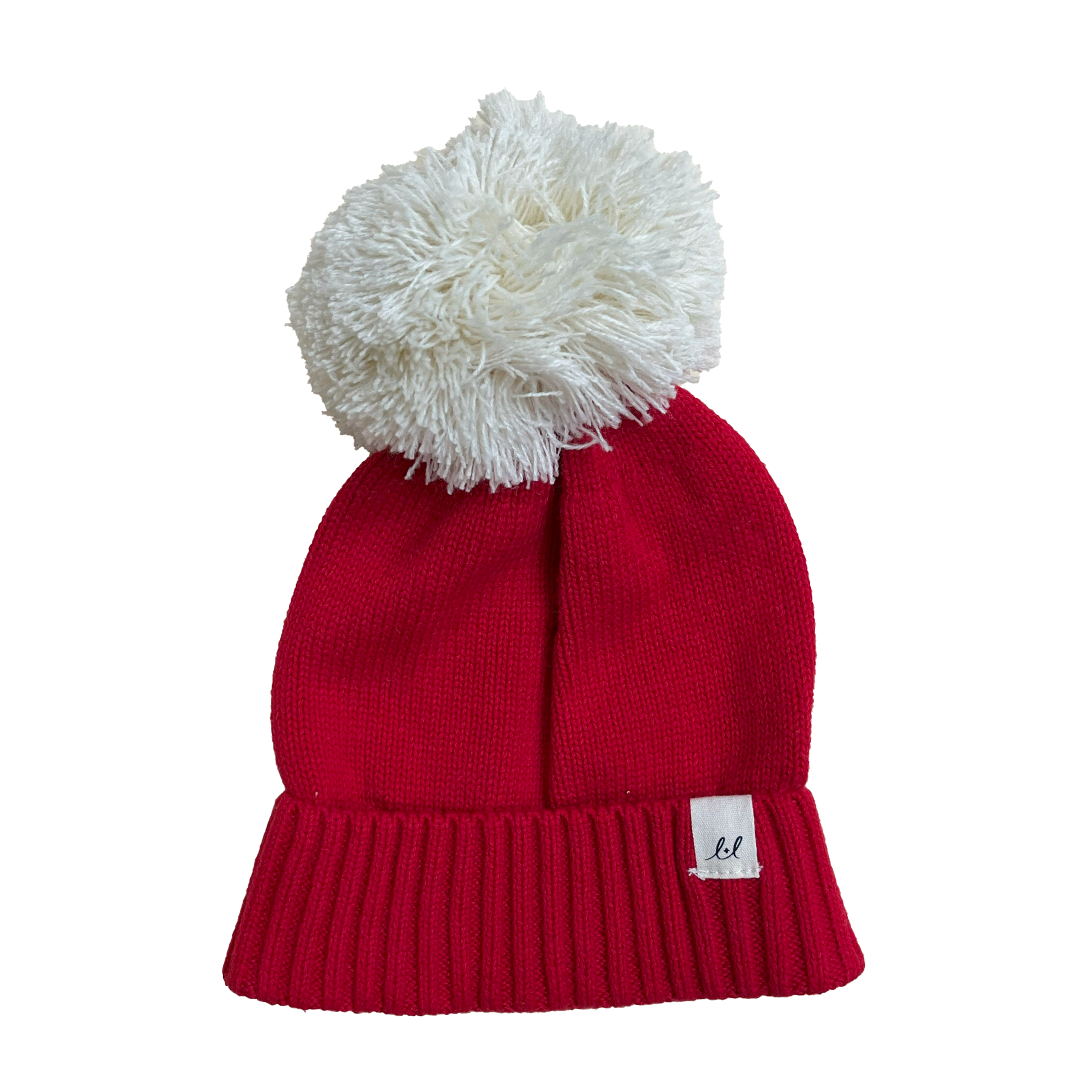 Luna + Luca Pom Beanie - Red
