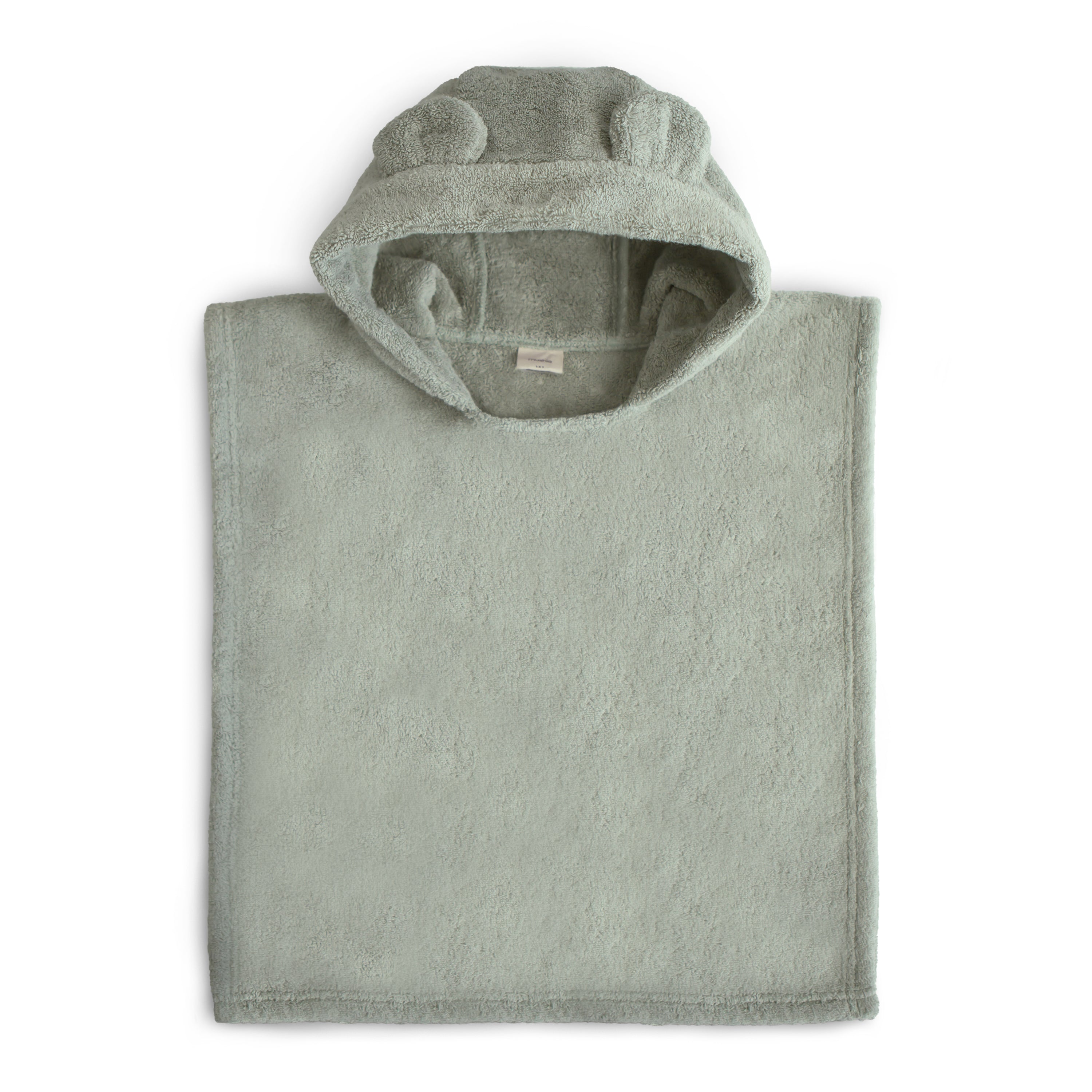 Bear Poncho Towel Hooded Towel Mushie Moss