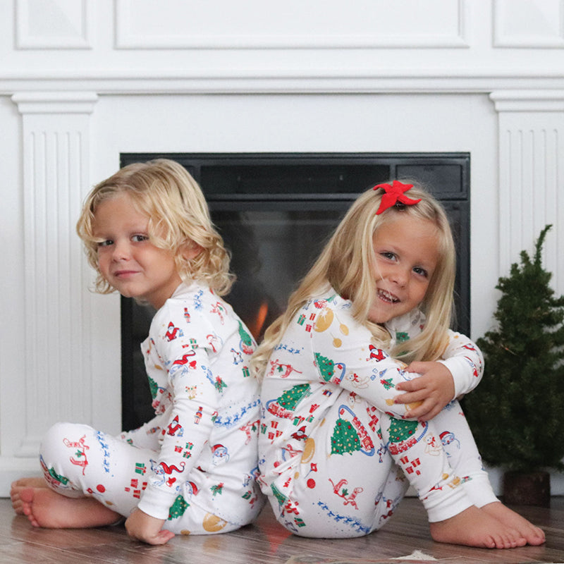 Long Sleeve Pyjama Set - Night Before Christmas