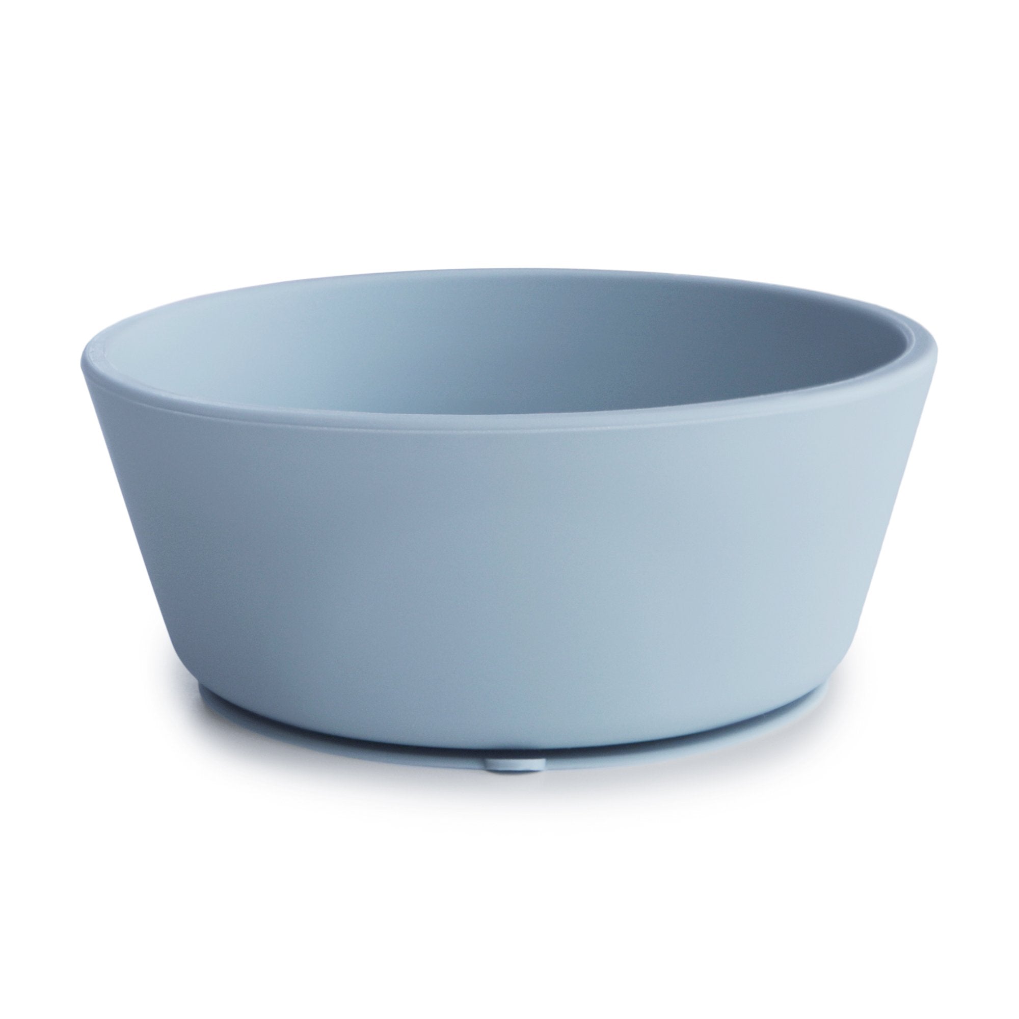 Silicone Suction Bowl silicone tableware Mushie Powder Blue