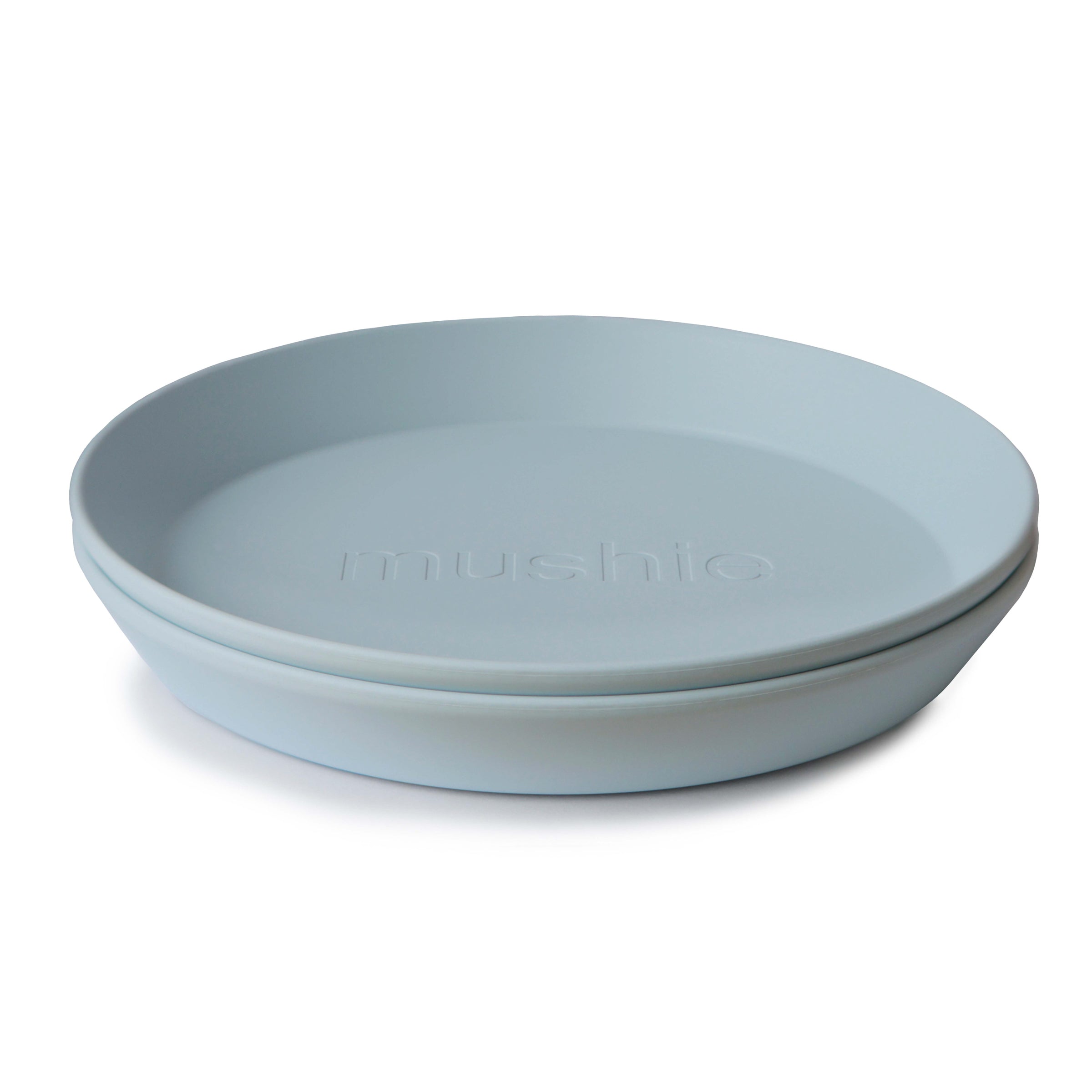 Round Dinnerware Plates, Set of 2 Dinnerware Mushie