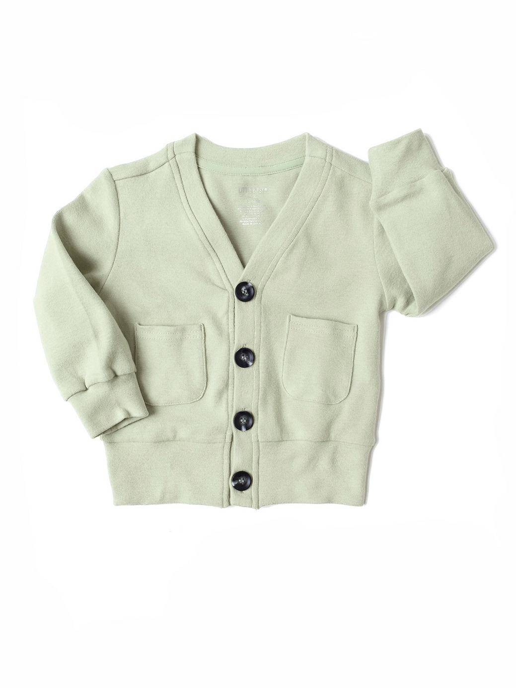 Baby Cardigan - Sage
