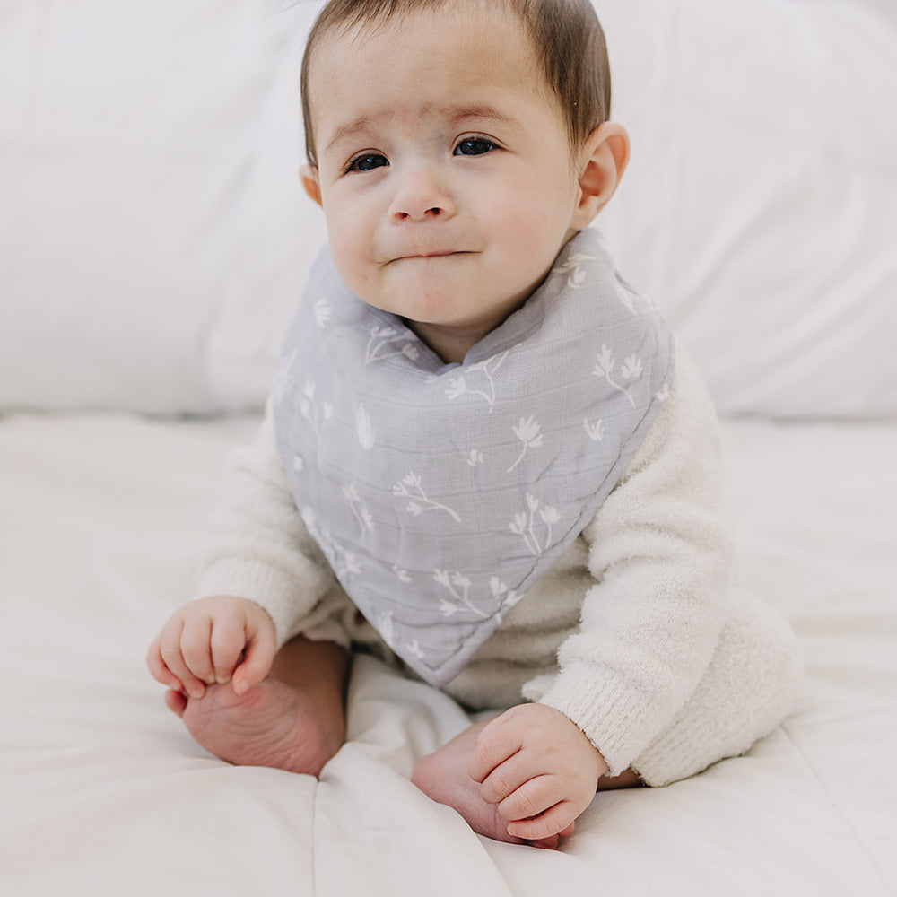 Fox Tales + Prairie Oh So Soft Muslin Bandana Bib Set Bib Bebe au Lait