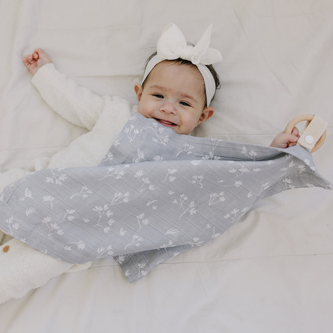 Prairie Oh So Soft Muslin Teether Blanket Teether Blanket Bebe au Lait