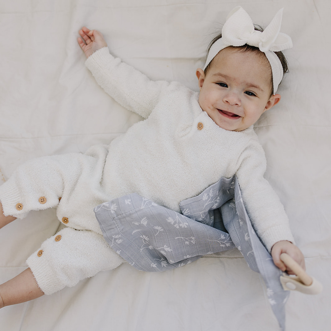Prairie Oh So Soft Muslin Teether Blanket Teether Blanket Bebe au Lait